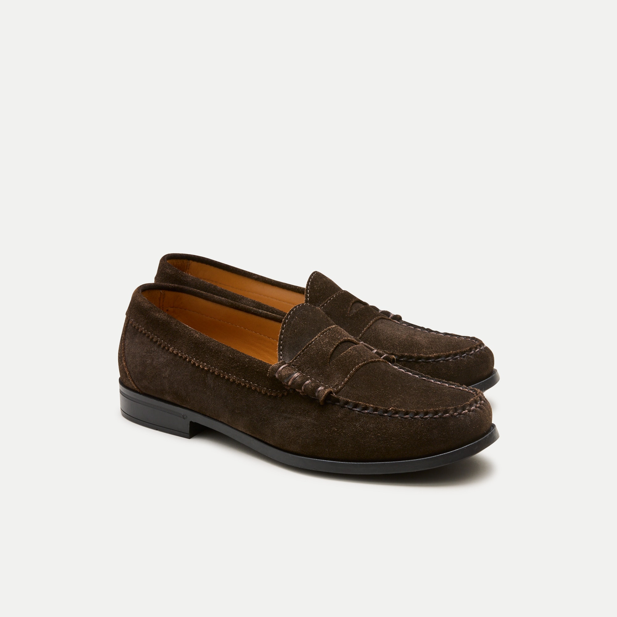 Camden suede loafers with rubber soles