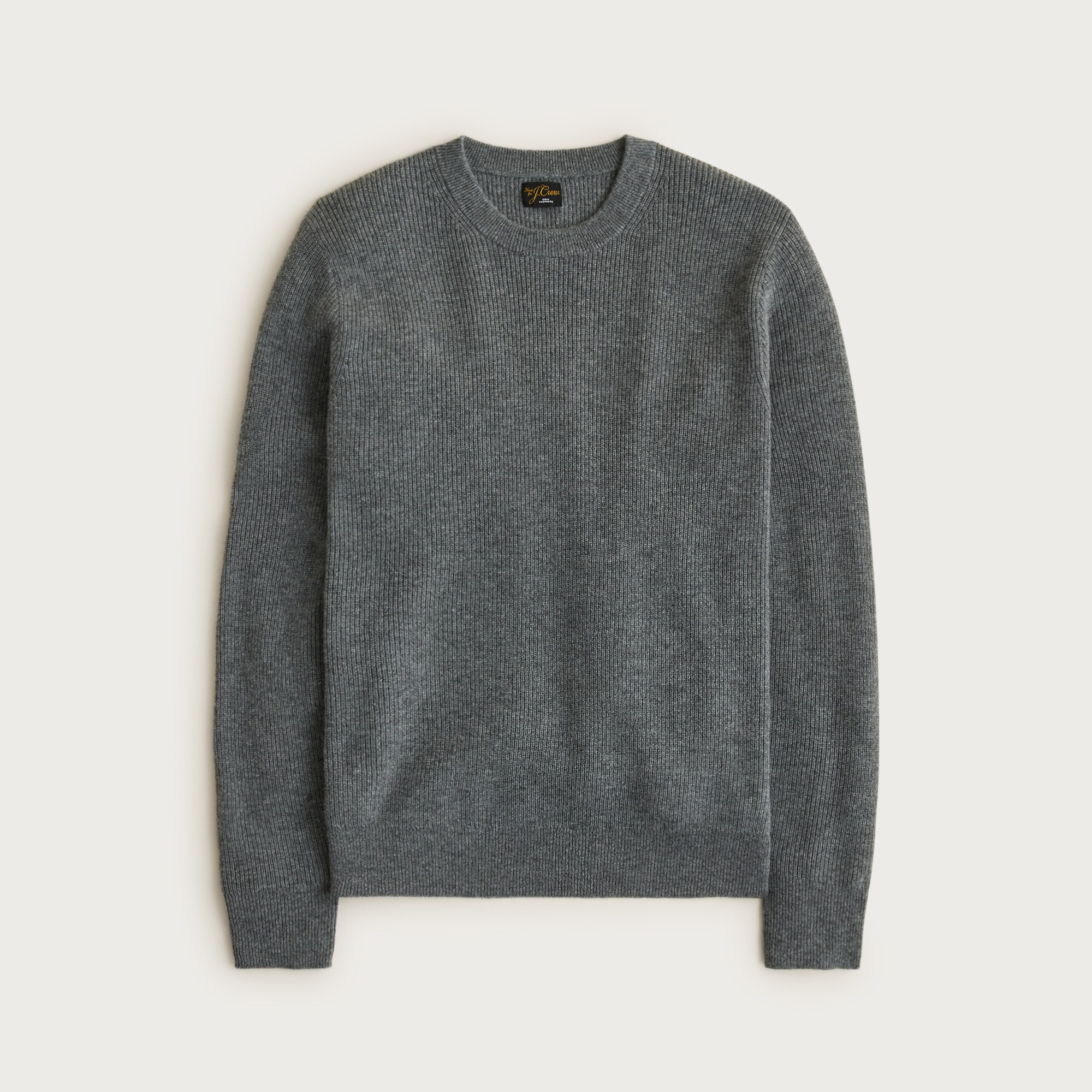 mens Cashmere rib-knit crewneck sweater