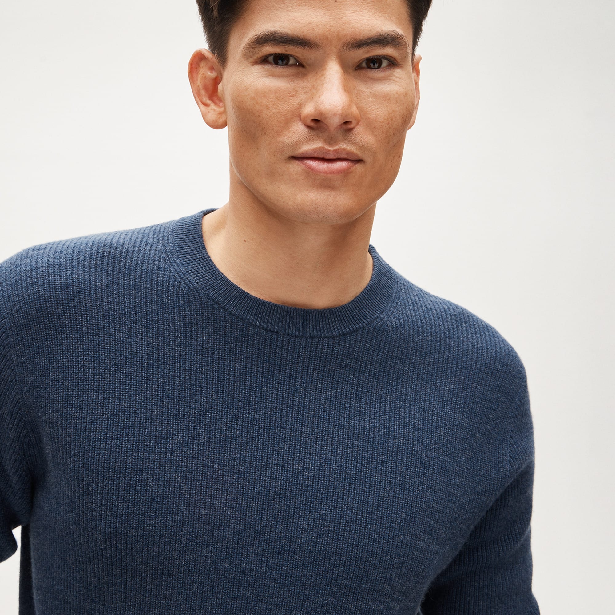 Cashmere Rib-knit Crewneck Sweater For Men | J.Crew