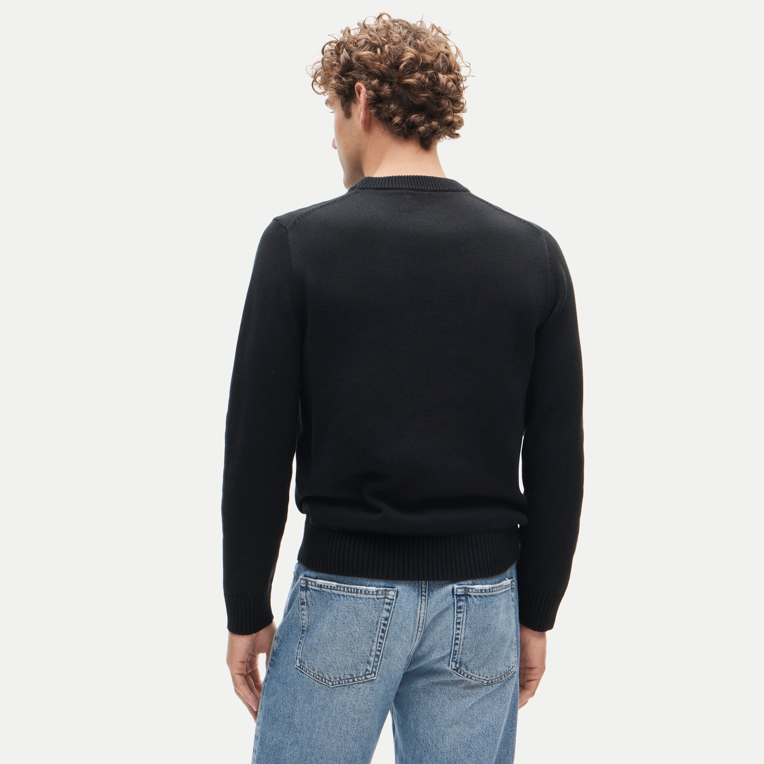 Heritage cotton crewneck sweater