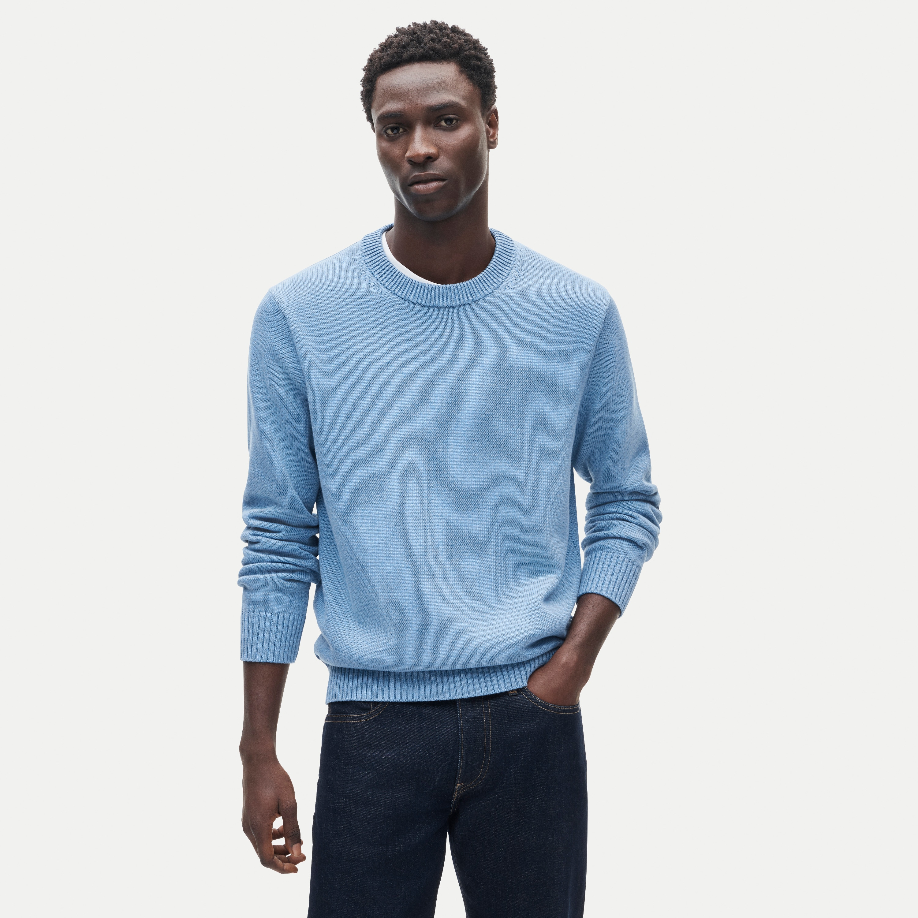 Heritage cotton crewneck sweater