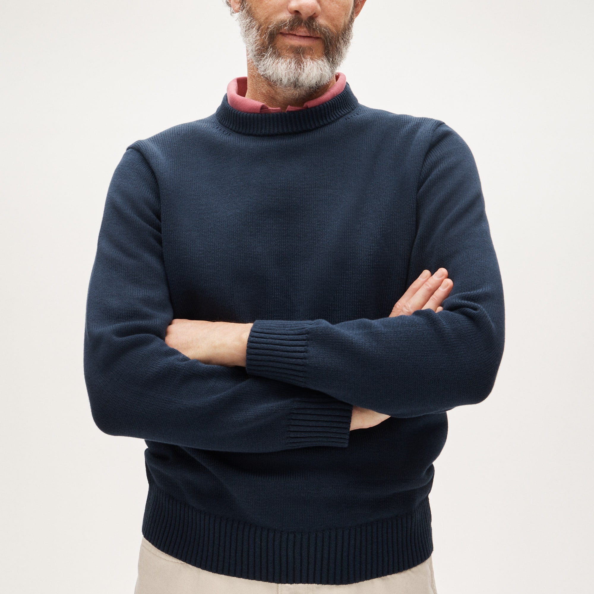 Heritage cotton crewneck sweater
