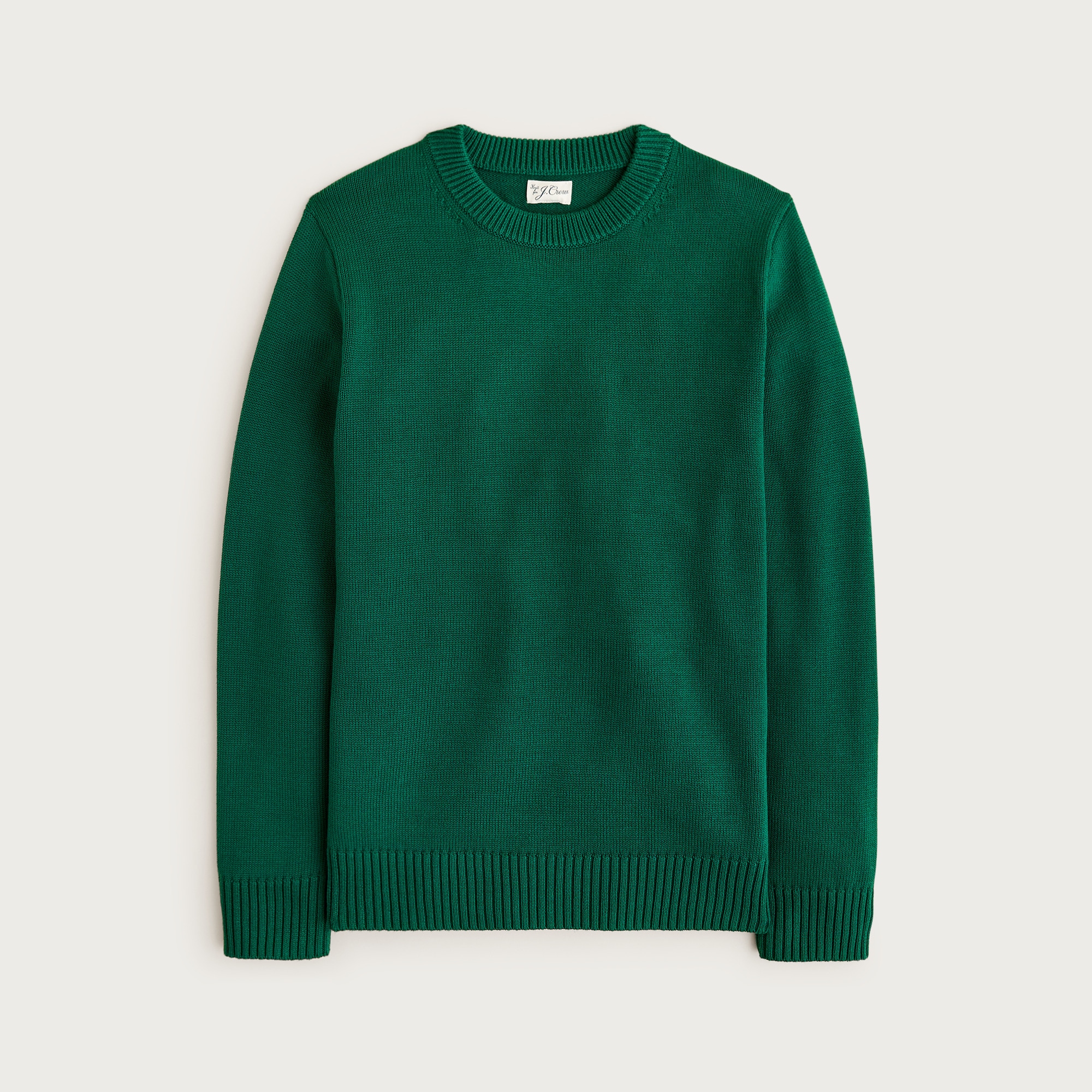 Heritage Cotton Crewneck Sweater For Men | J.Crew
