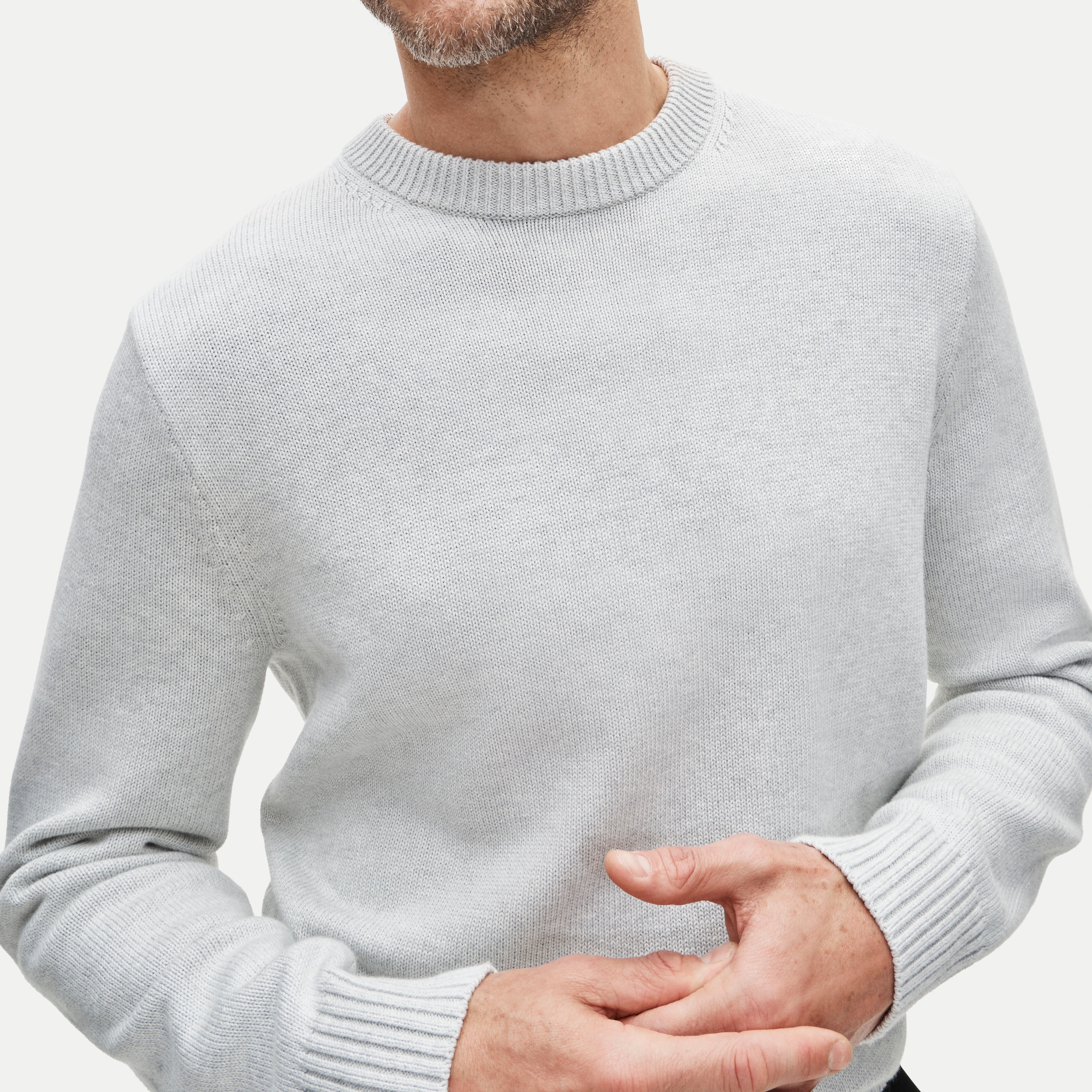 Heritage cotton crewneck sweater