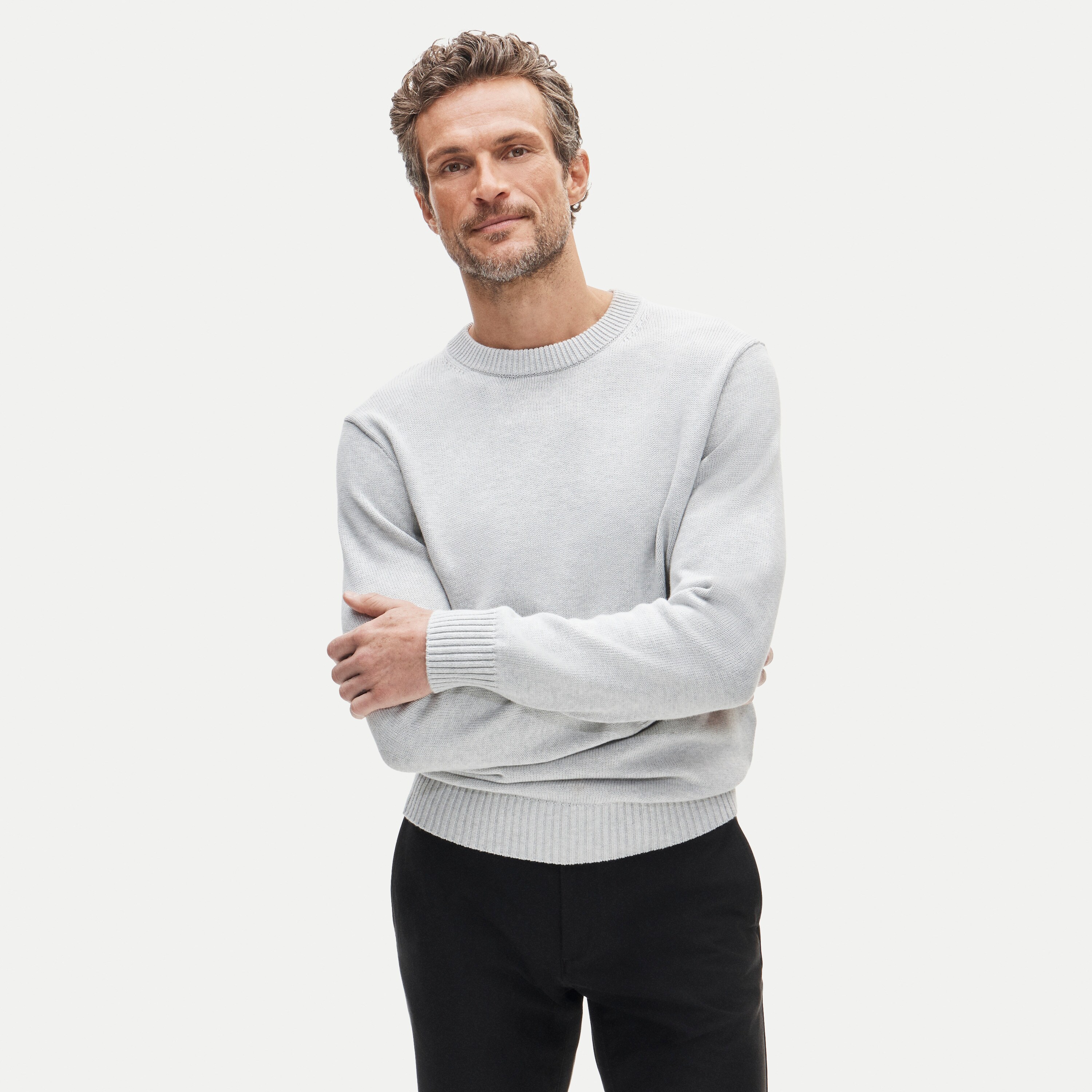 Heritage cotton crewneck sweater
