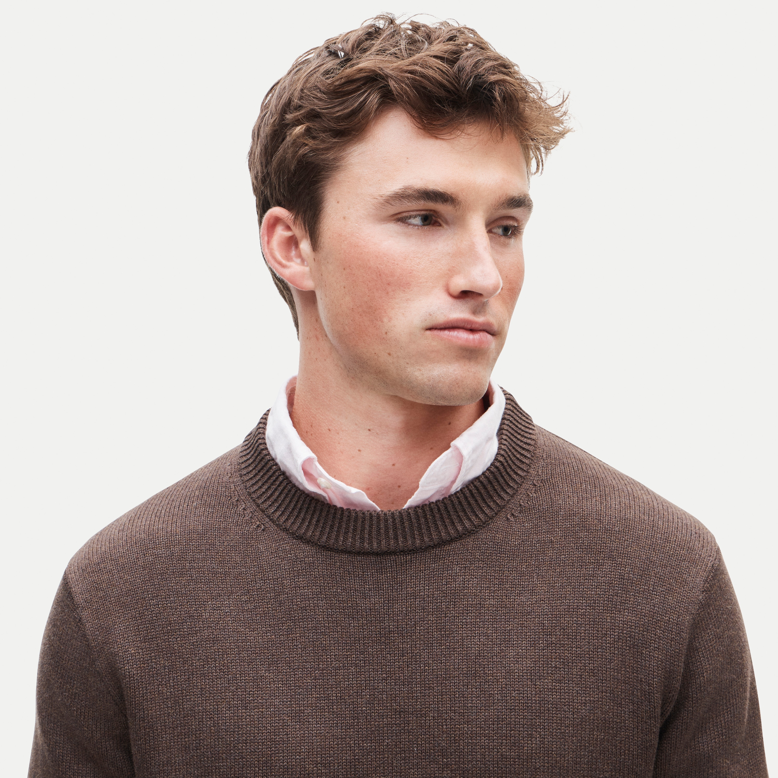 Heritage cotton crewneck sweater - thumbnail 4