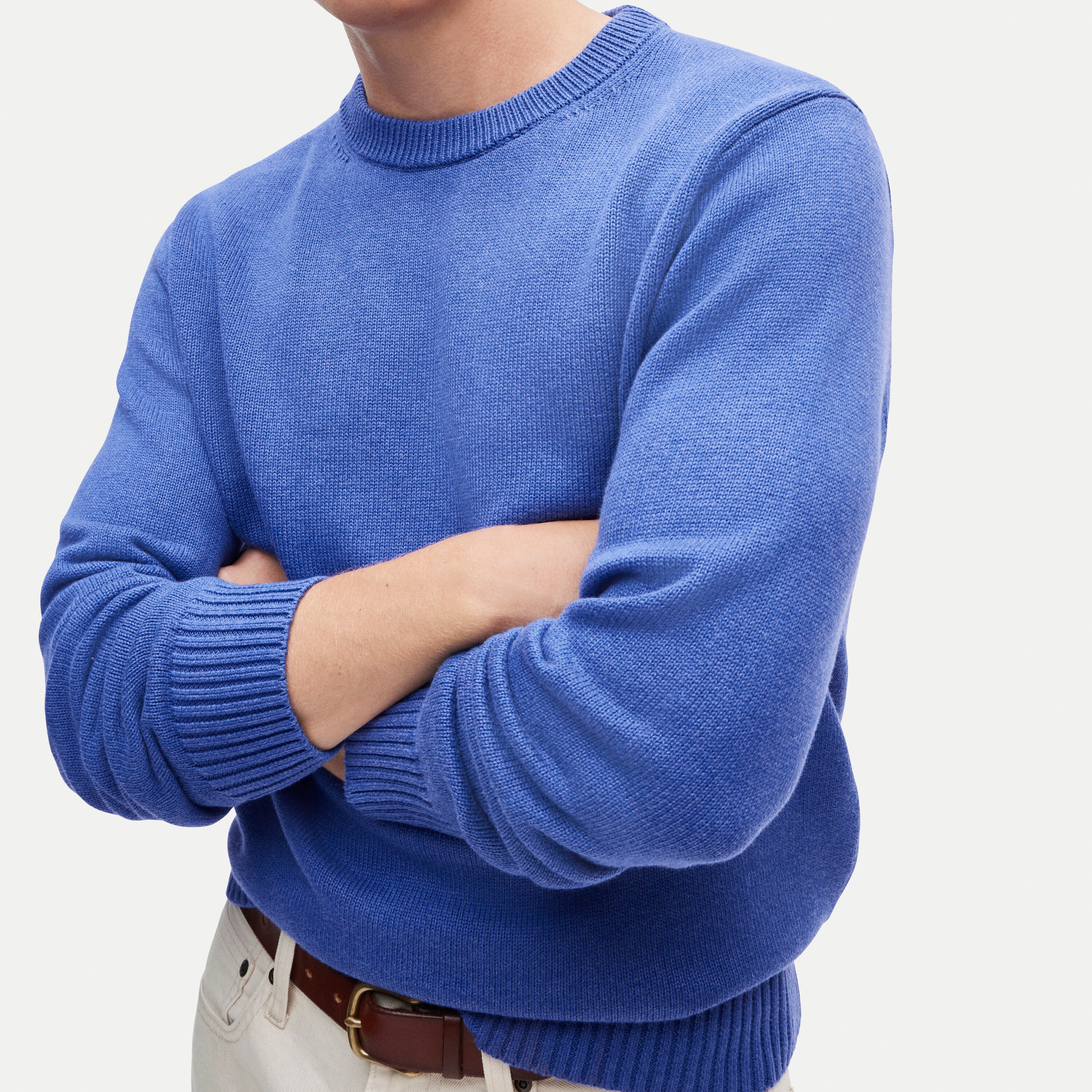 Heritage cotton crewneck sweater - thumbnail 6