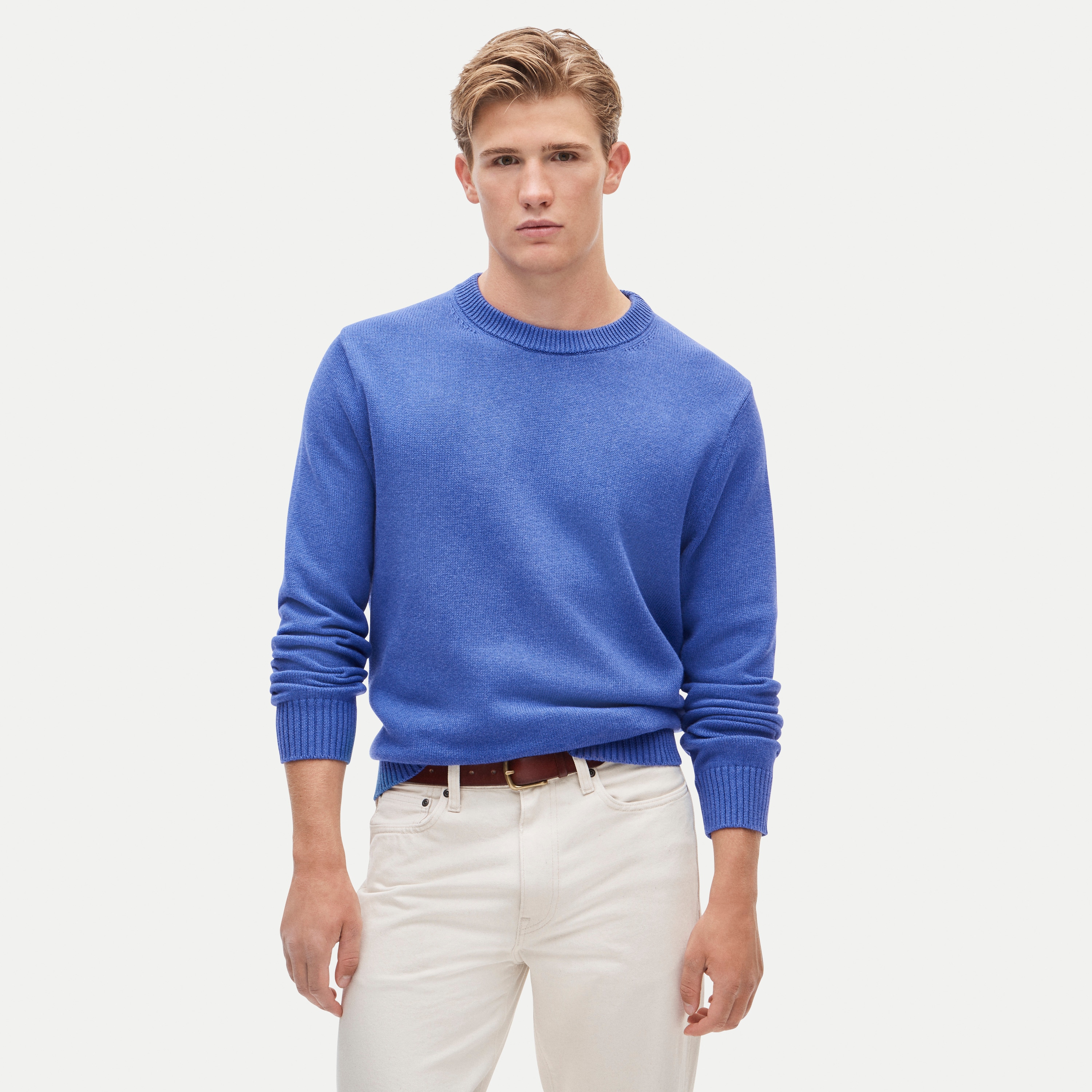 Heritage cotton crewneck sweater