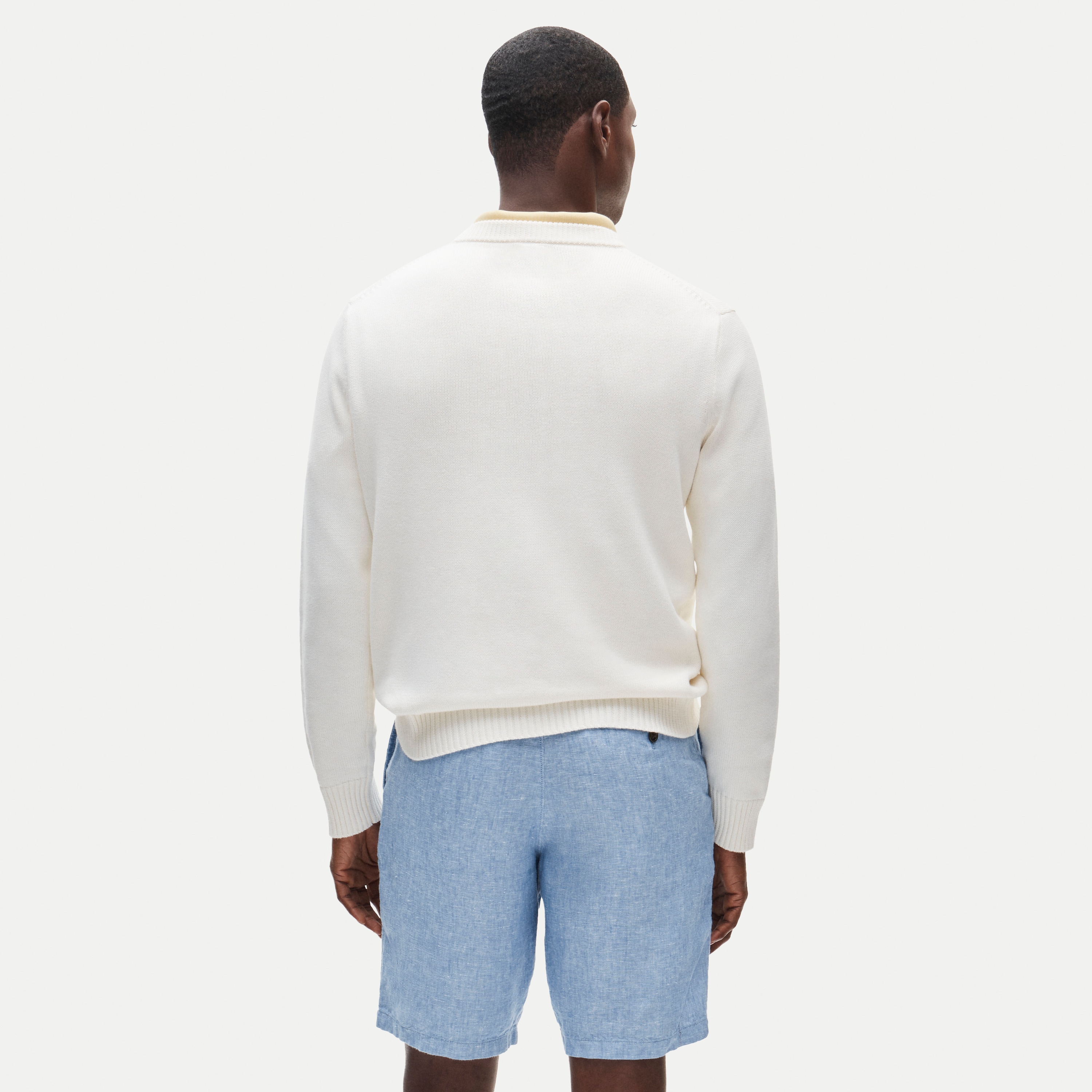Heritage cotton crewneck sweater