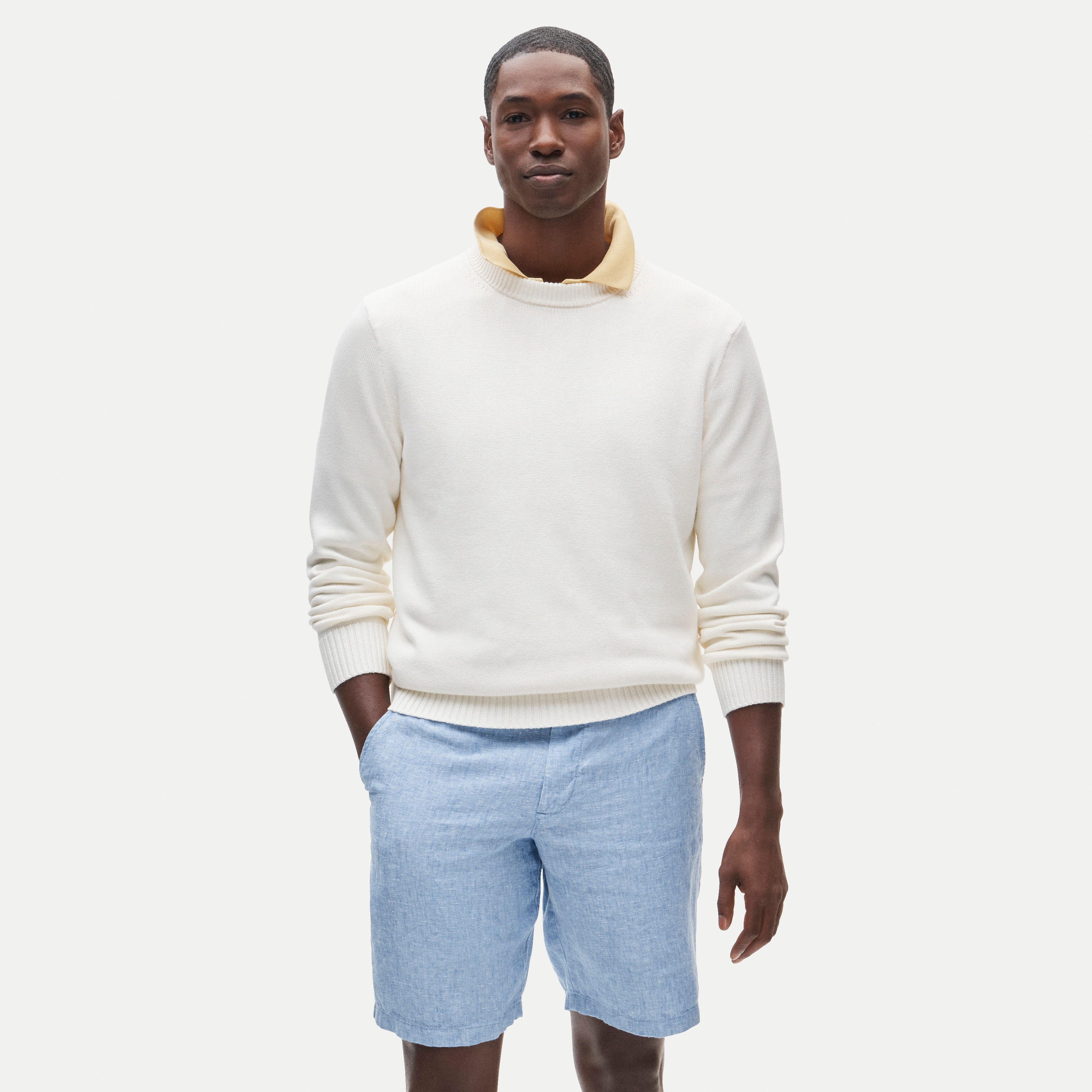 Heritage cotton crewneck sweater
