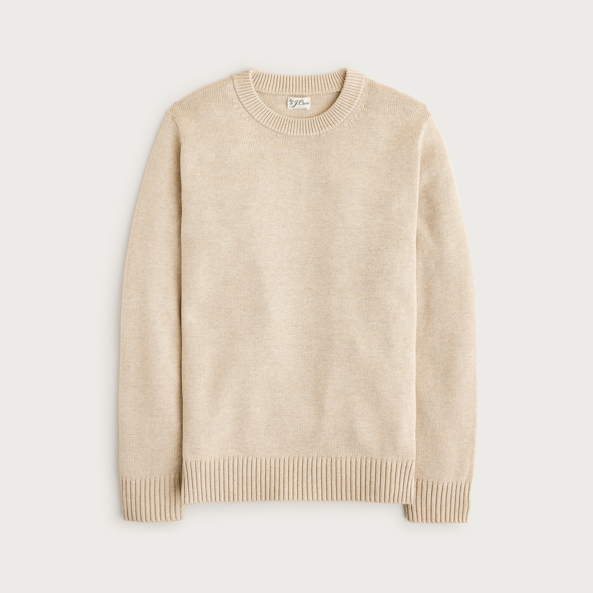 Heritage Cotton Crewneck Sweater For Men | J.Crew