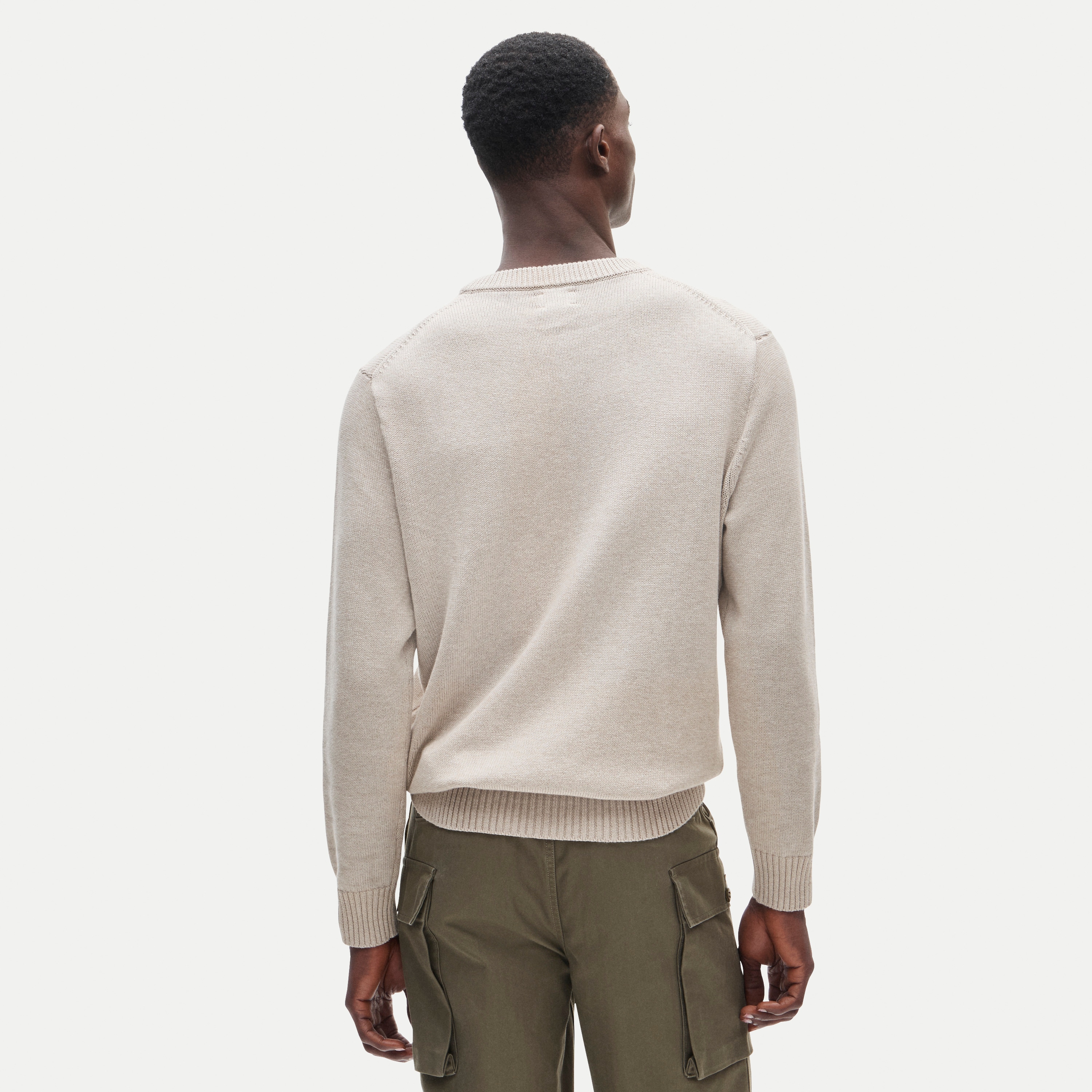 Heritage cotton crewneck sweater