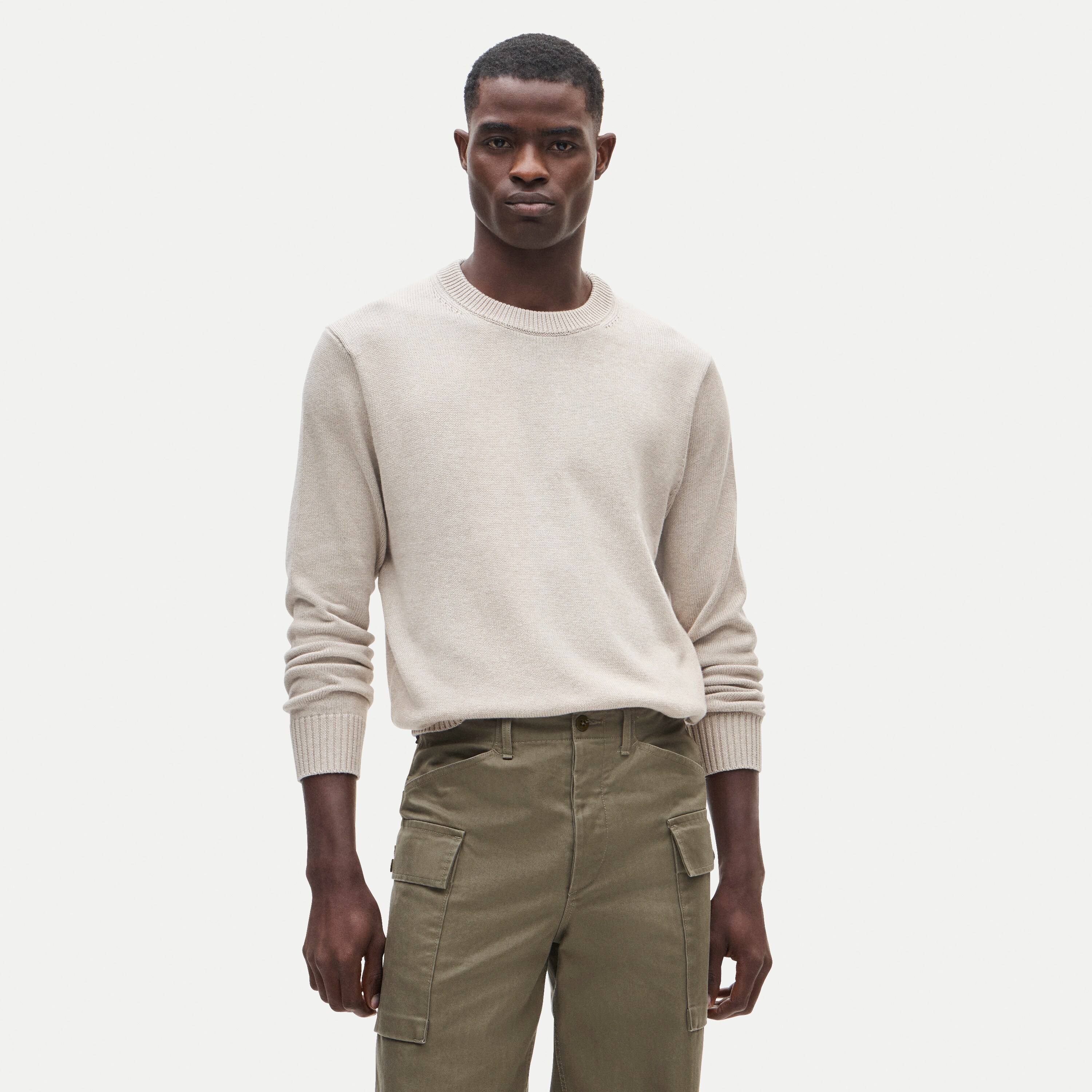 Heritage cotton crewneck sweater