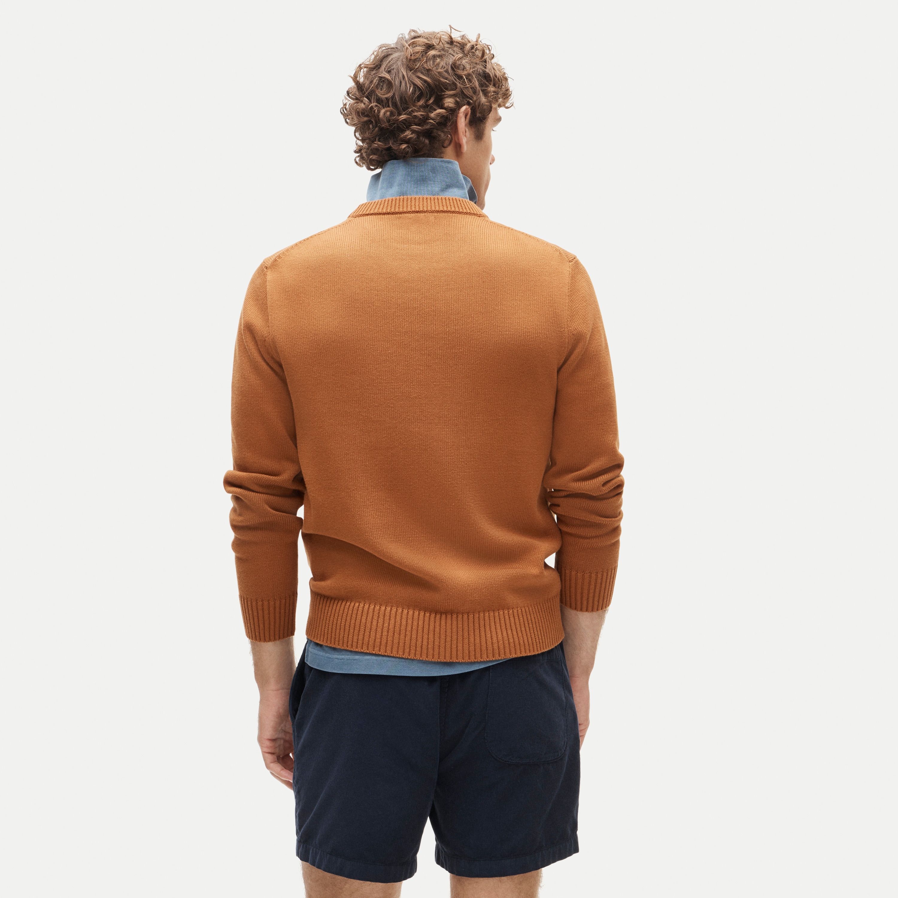Heritage cotton crewneck sweater