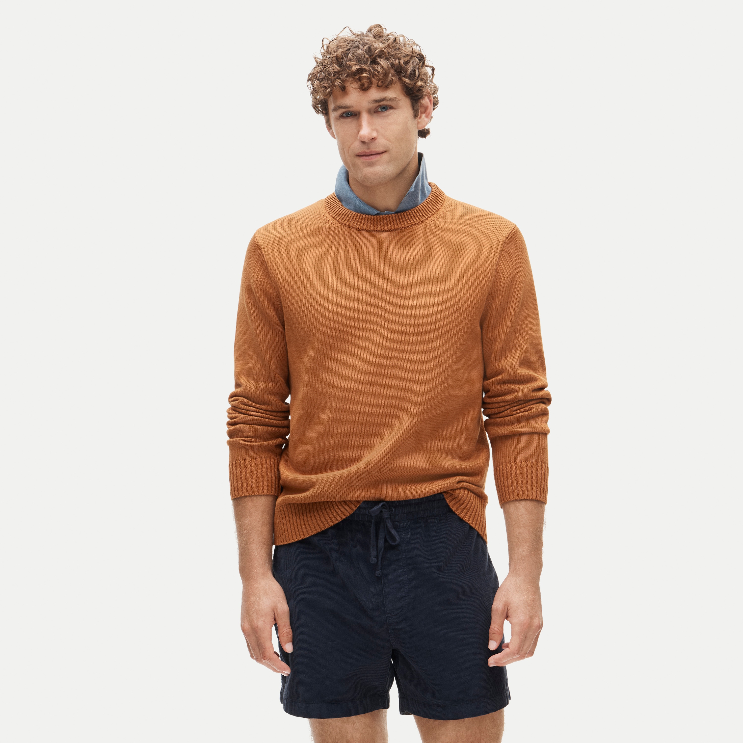 Heritage cotton crewneck sweater