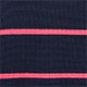 Heritage cotton sweater in stripe NAVY CORAL CLAY STRIPE
