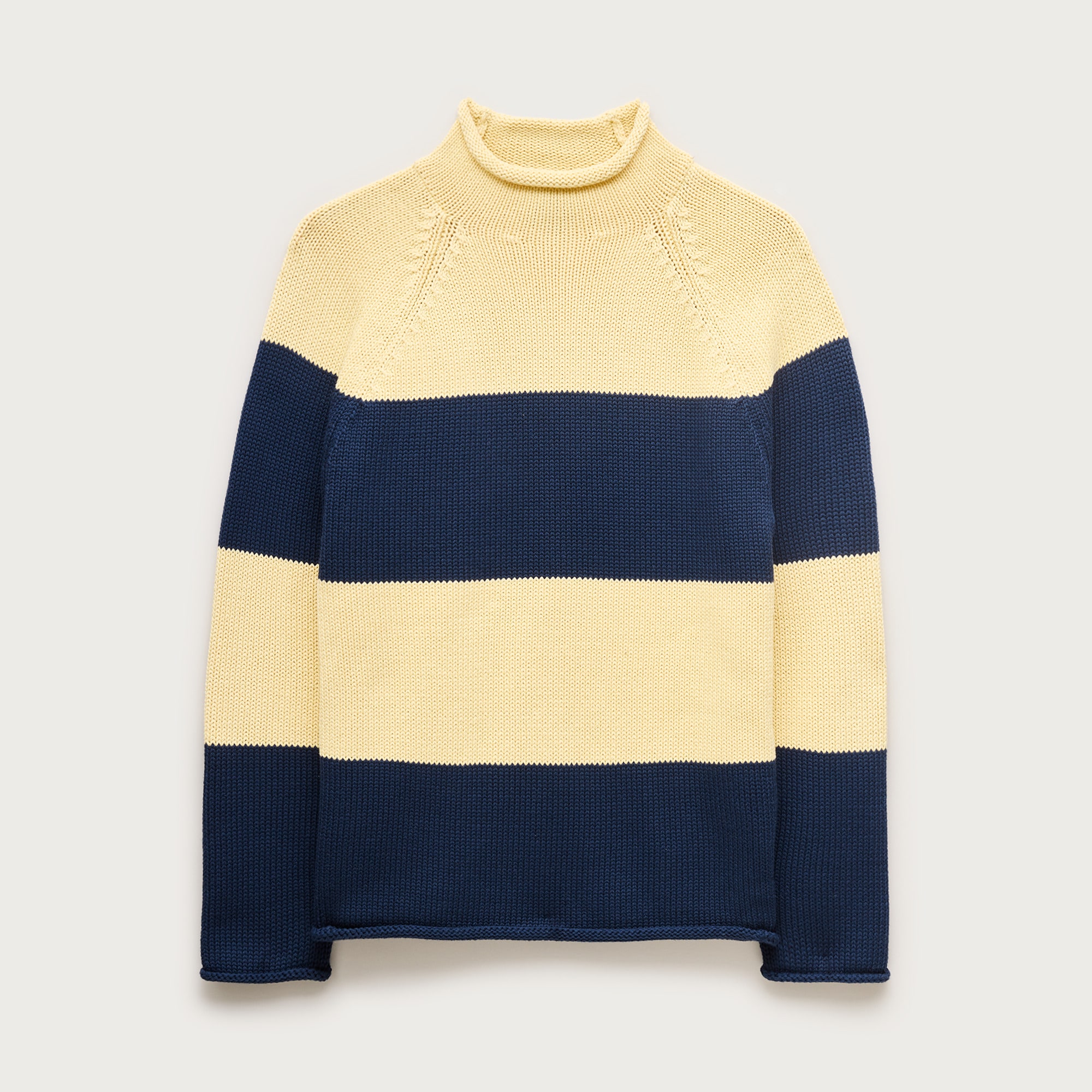 1988 Rollneck™ sweater in rugby stripe