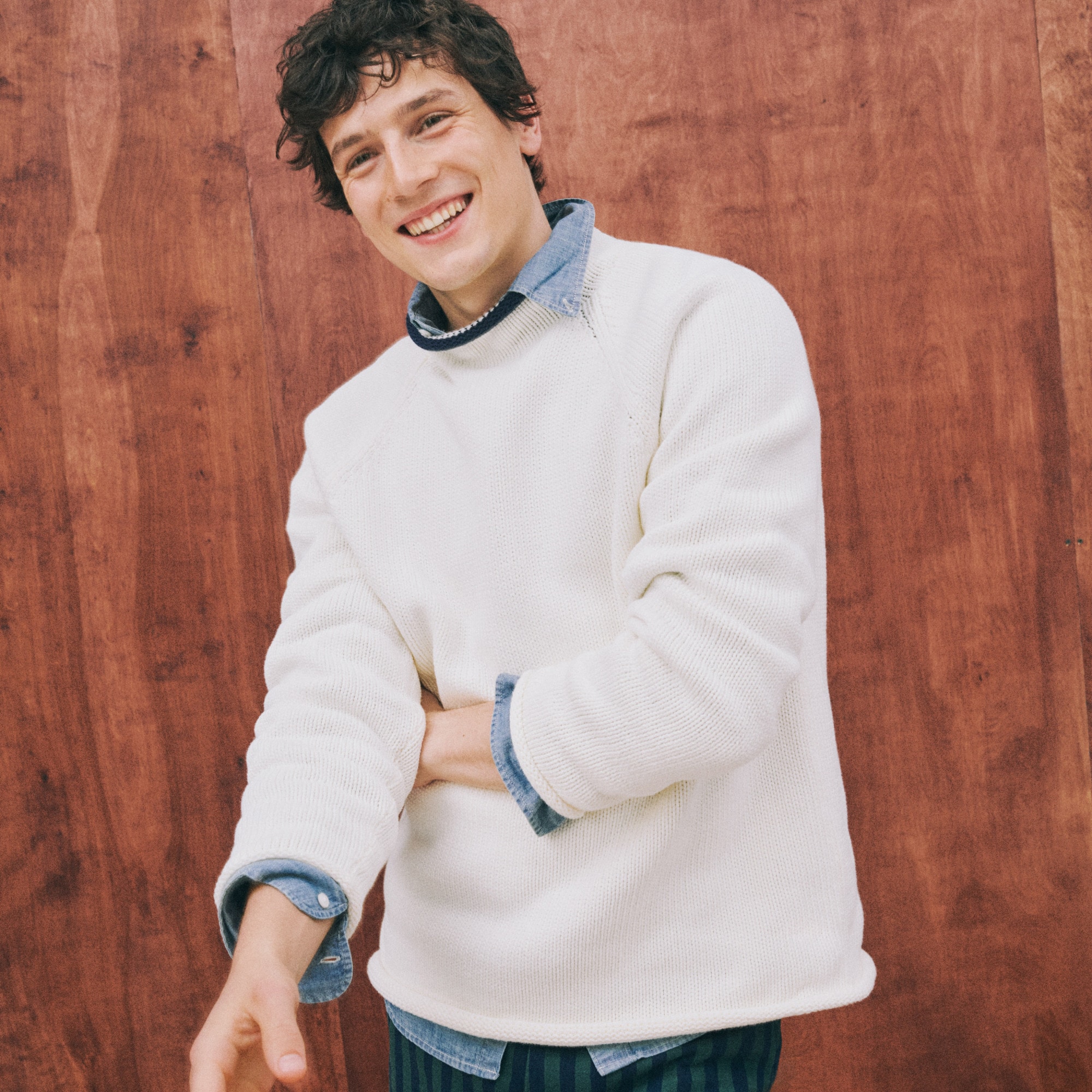 1988 Rollneck™ sweater with tipping