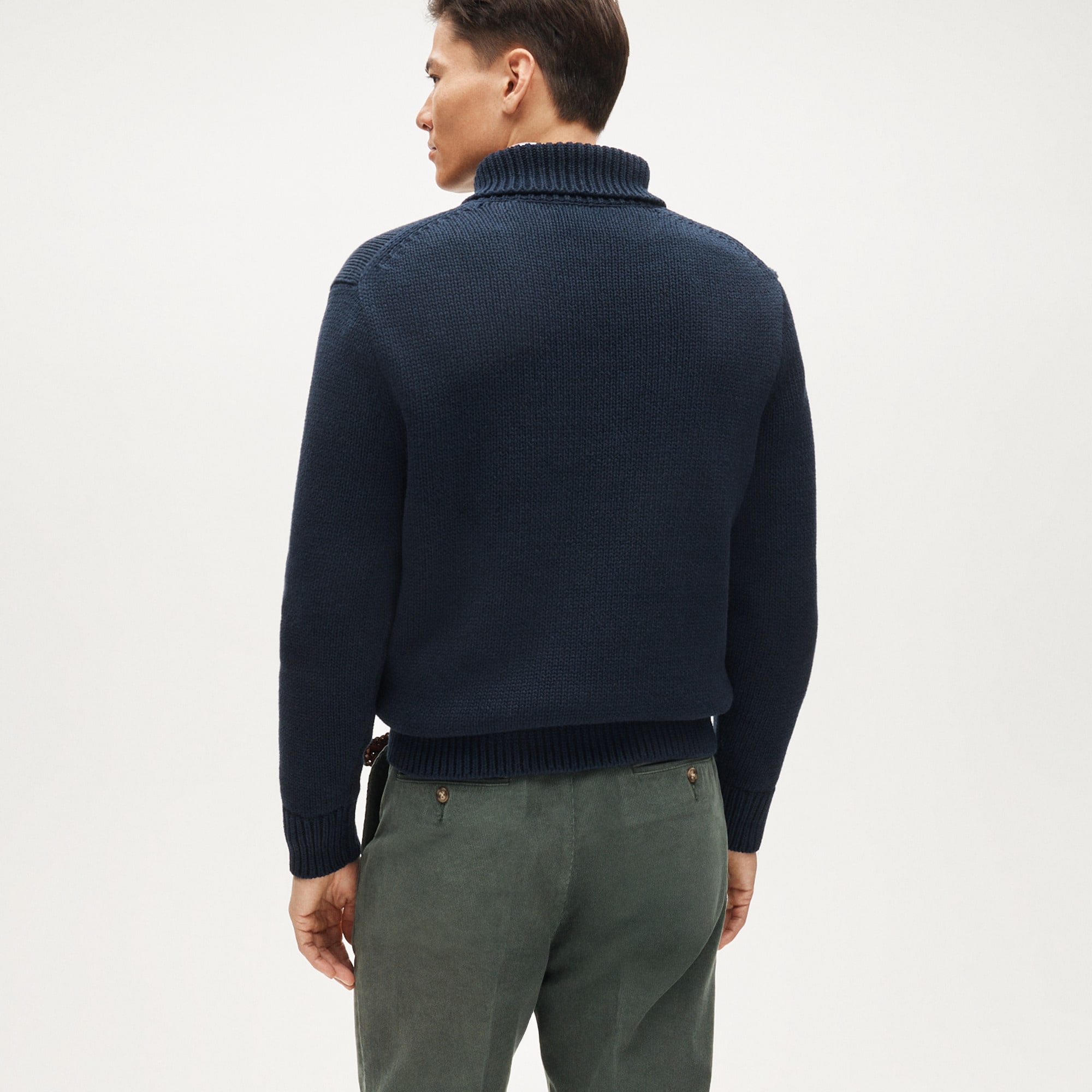 Cotton Shawl-collar Sweater For Men | J.Crew
