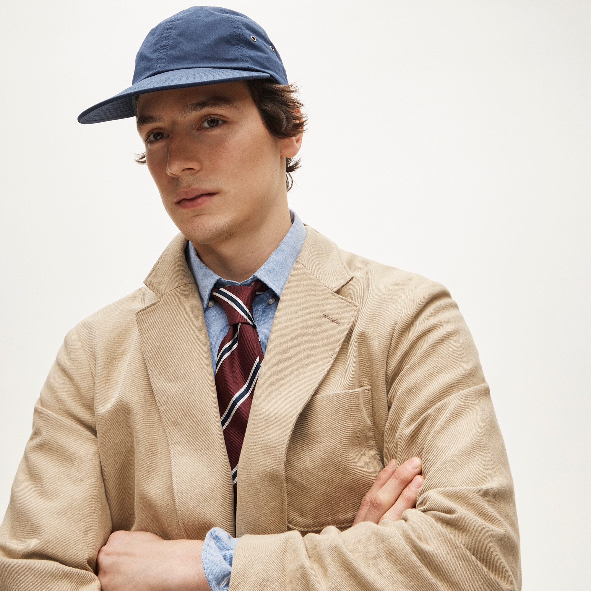 Waxed Cotton Walking Cap For Men | J.Crew