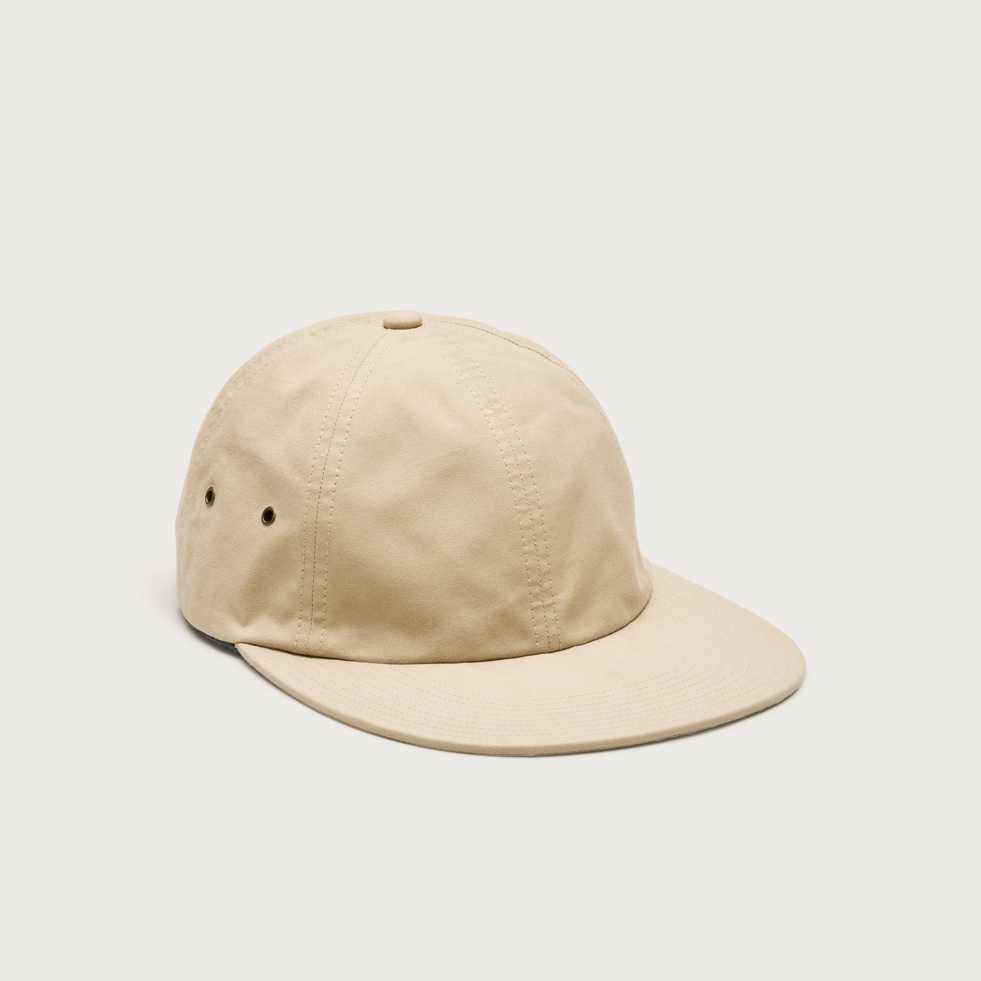 Waxed cotton walking cap
