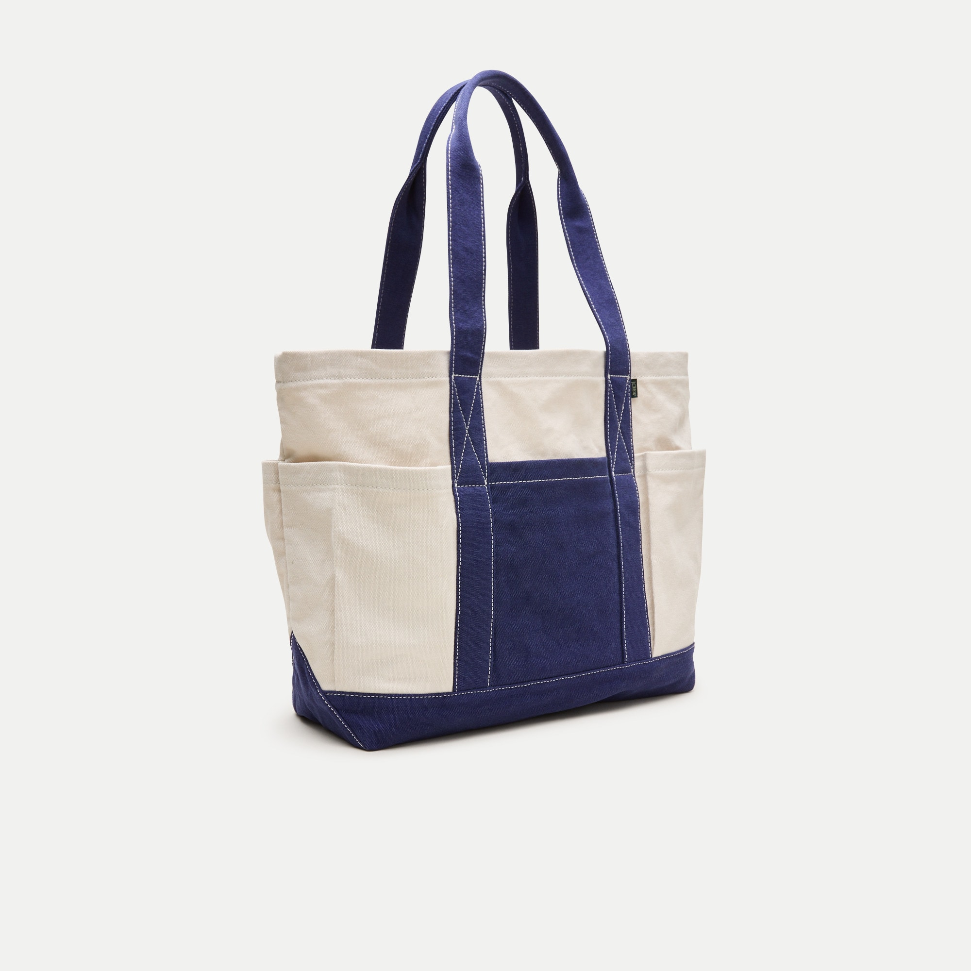 Medium Seaport Tote Bag In Washed Canvas For Men | J.Crew