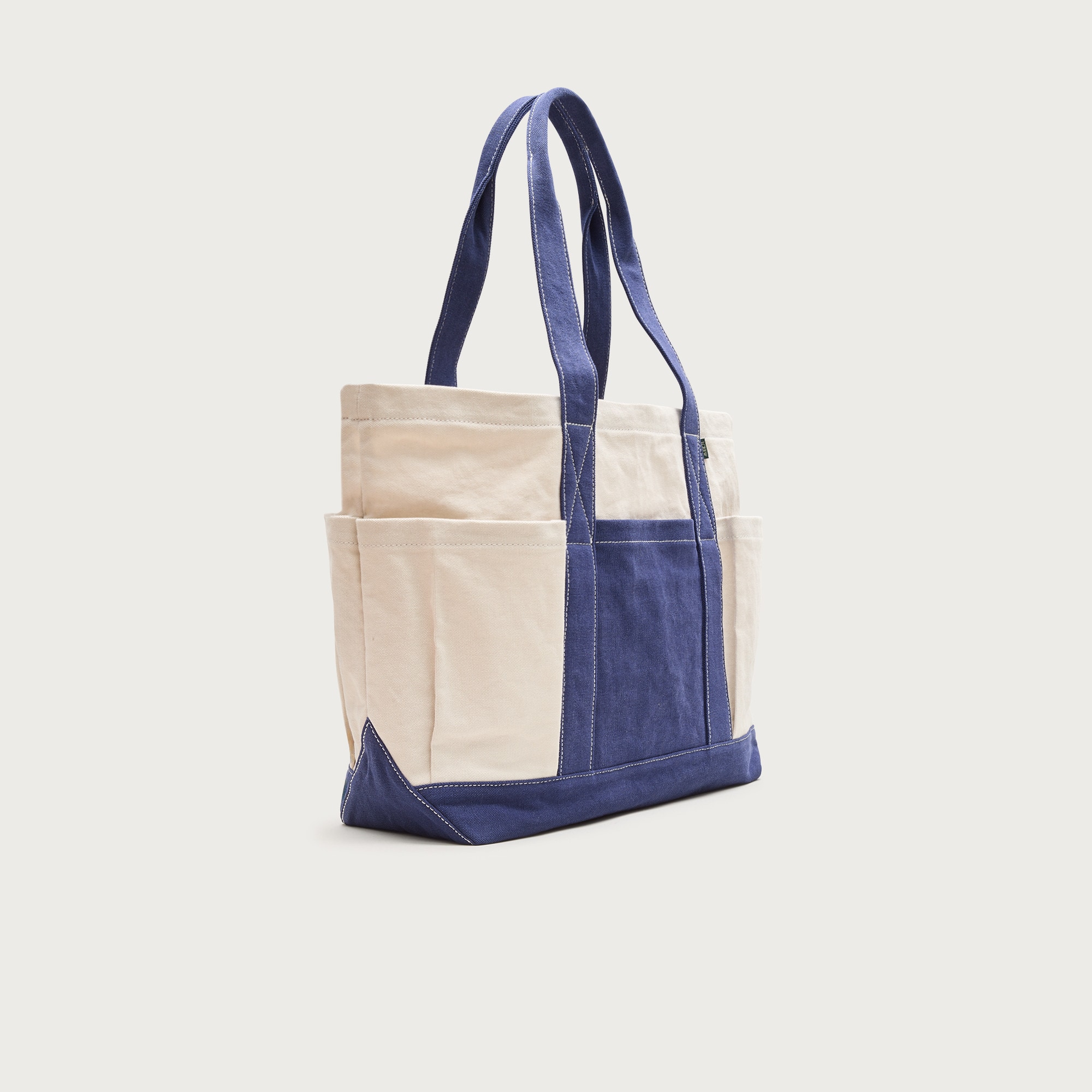 Medium Seaport Tote Bag In Washed Canvas For Men | J.Crew