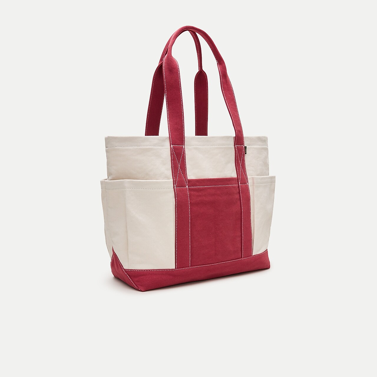 Medium Seaport Tote Bag In Washed Canvas For Men | J.Crew