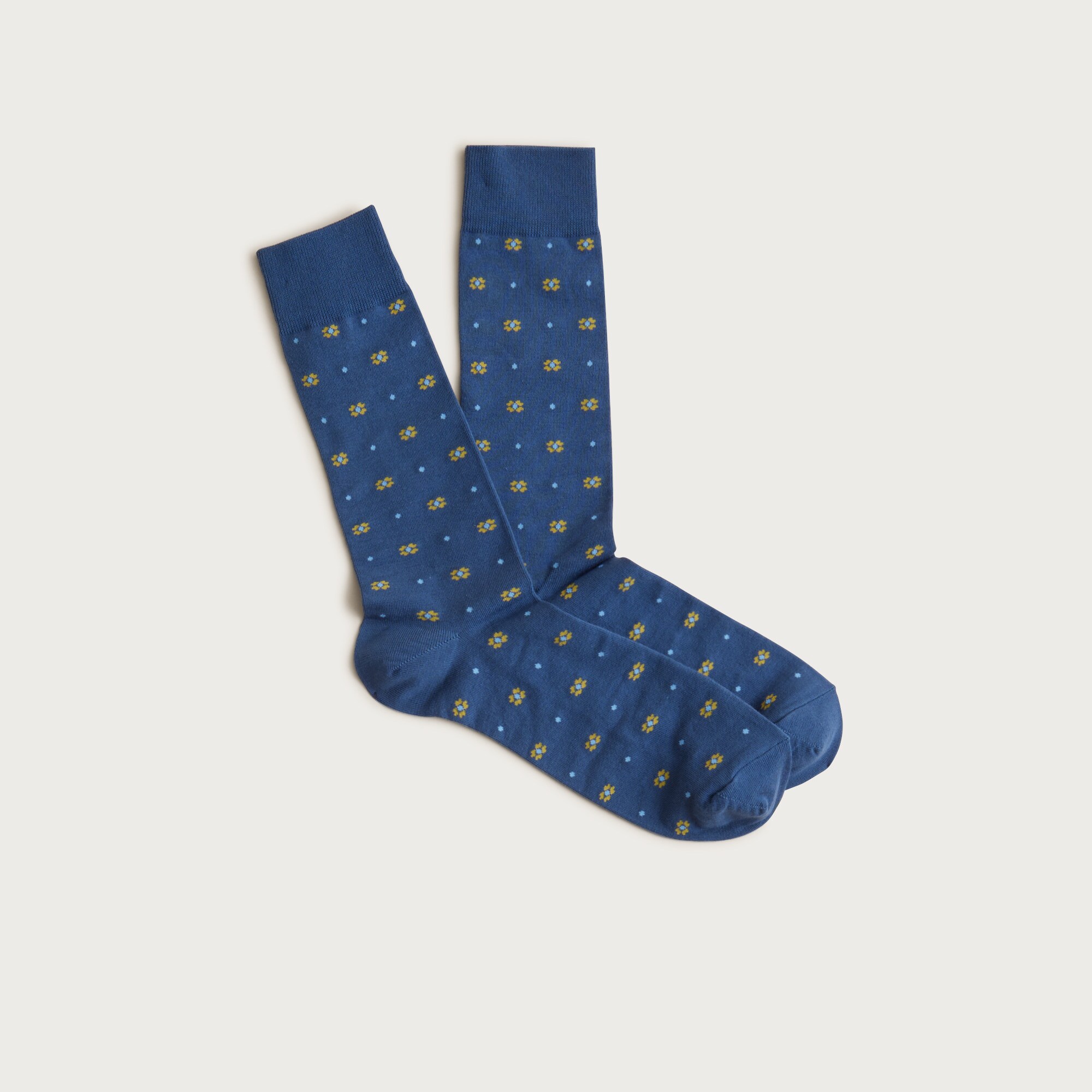  Flower dot critter socks