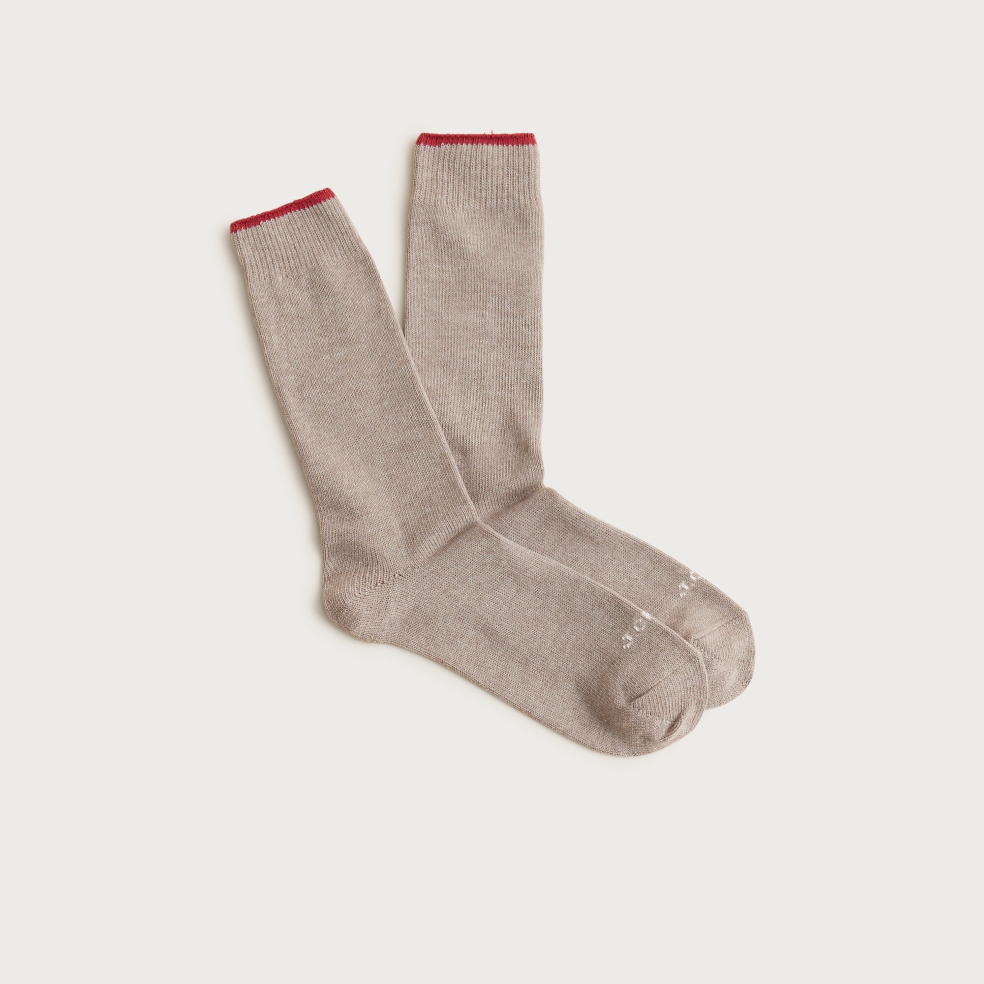 Tipped jersey socks
