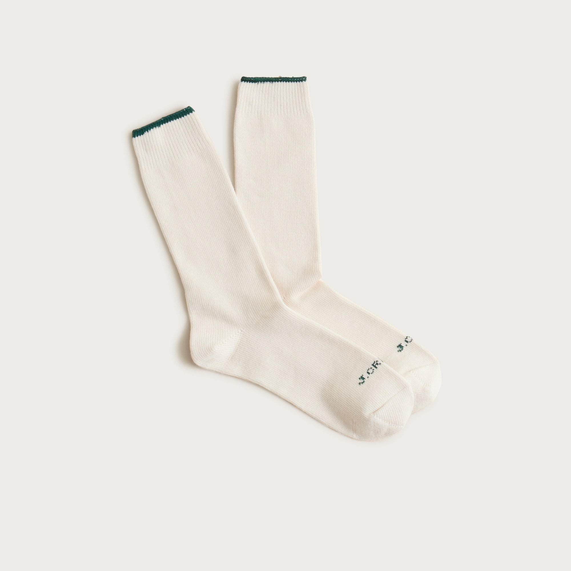 Tipped jersey socks from J.Crew - $27
