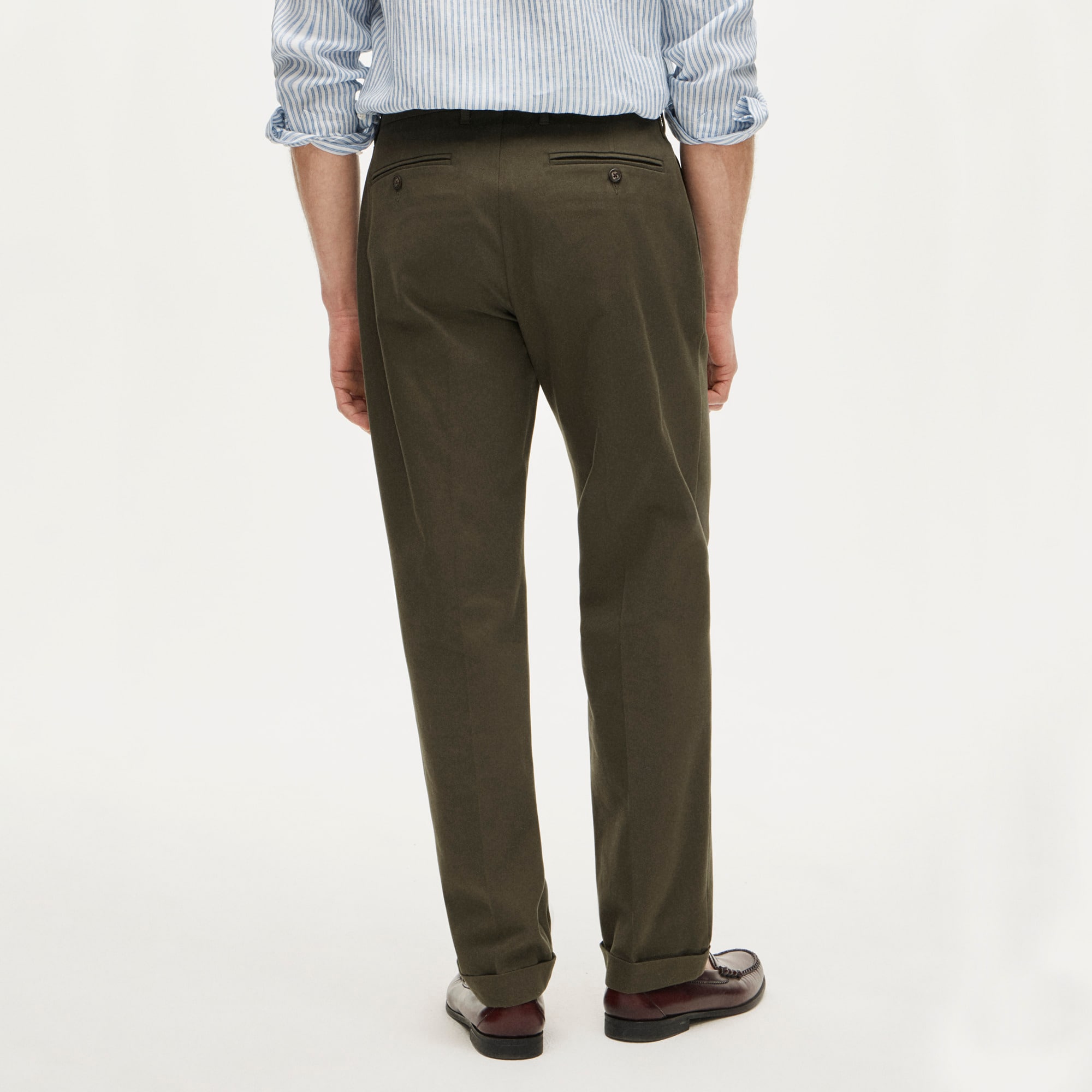 Mercer Classic-fit trouser in Italian stretch twill