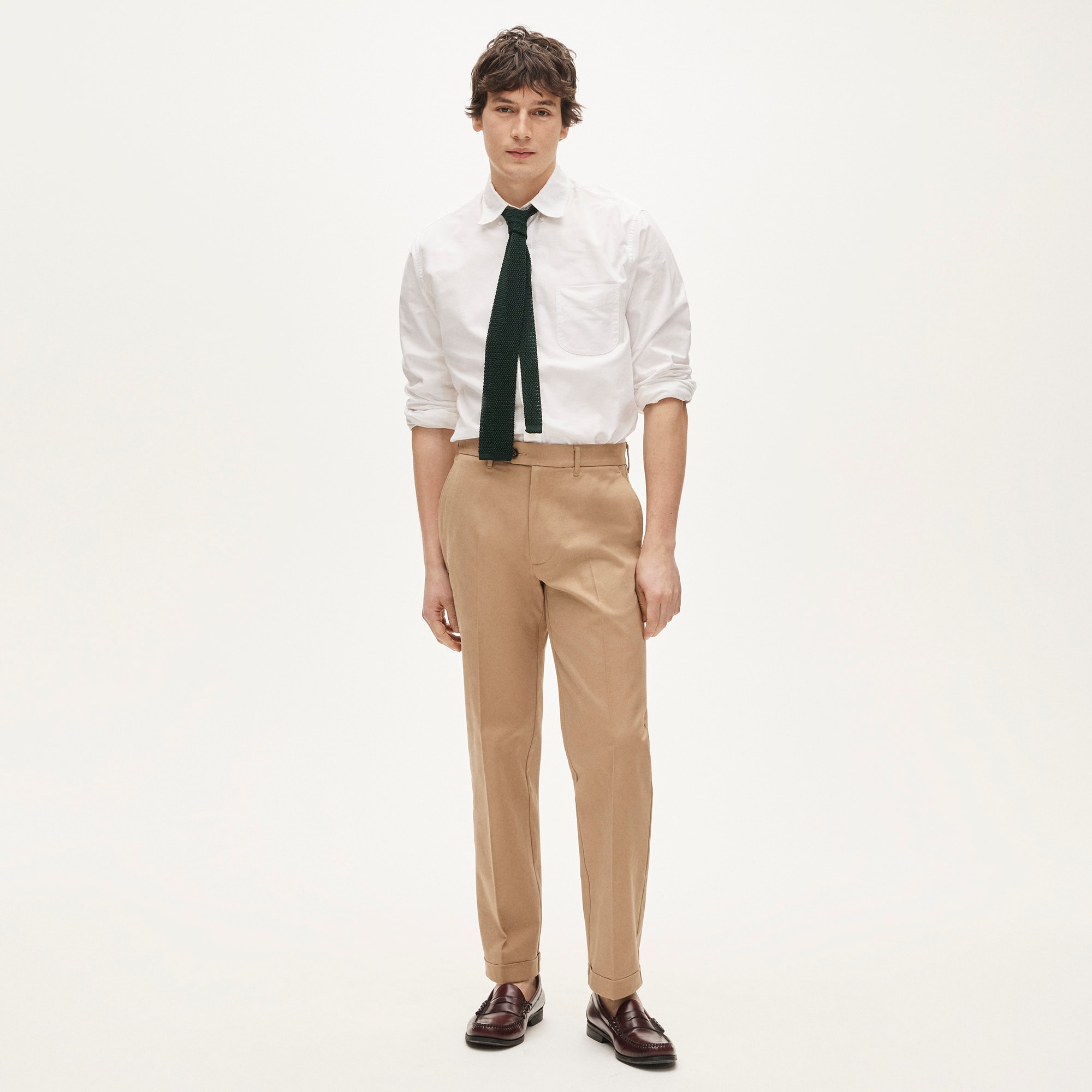 Mercer Classic-fit trouser in Italian stretch twill