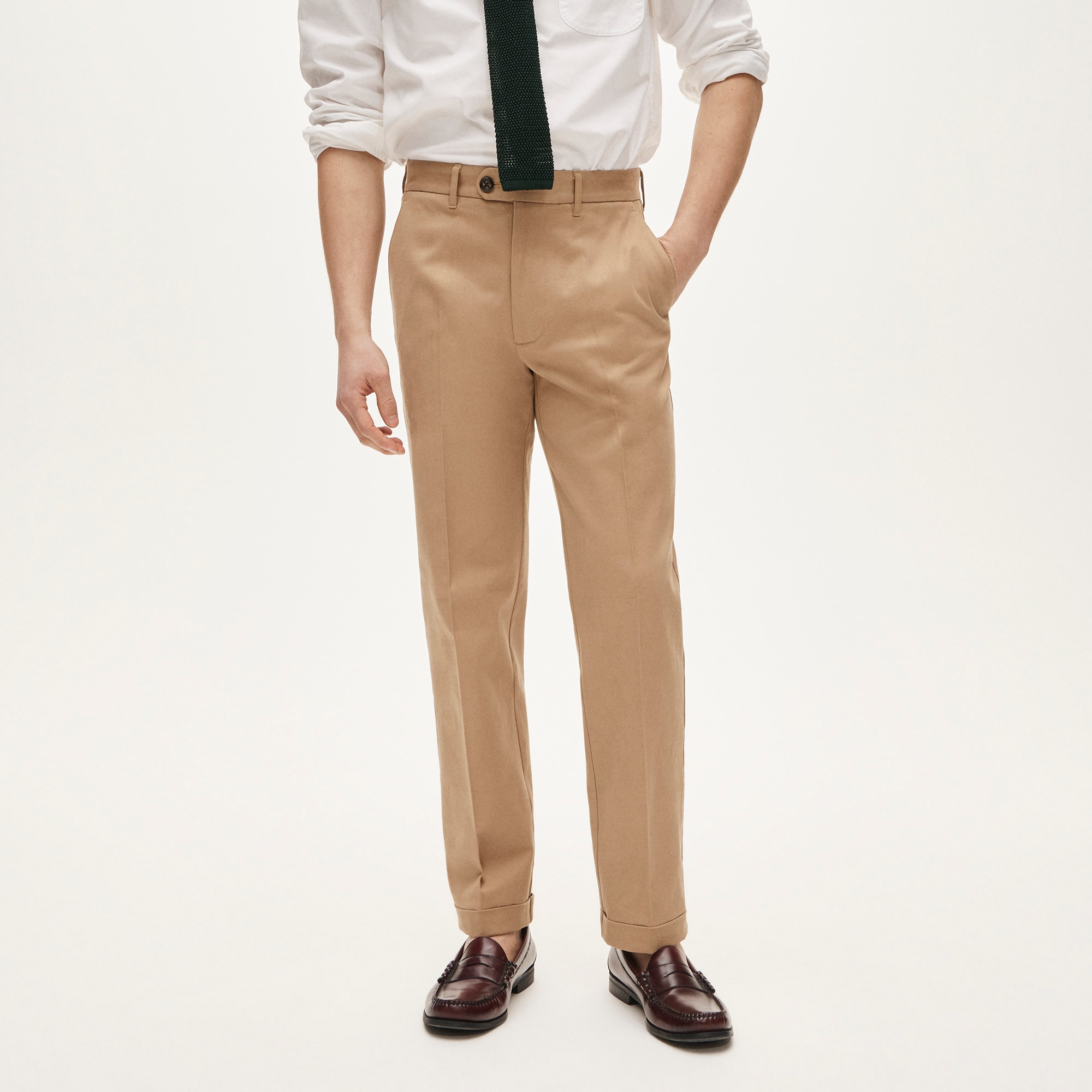 Mercer Classic-fit trouser in Italian stretch twill