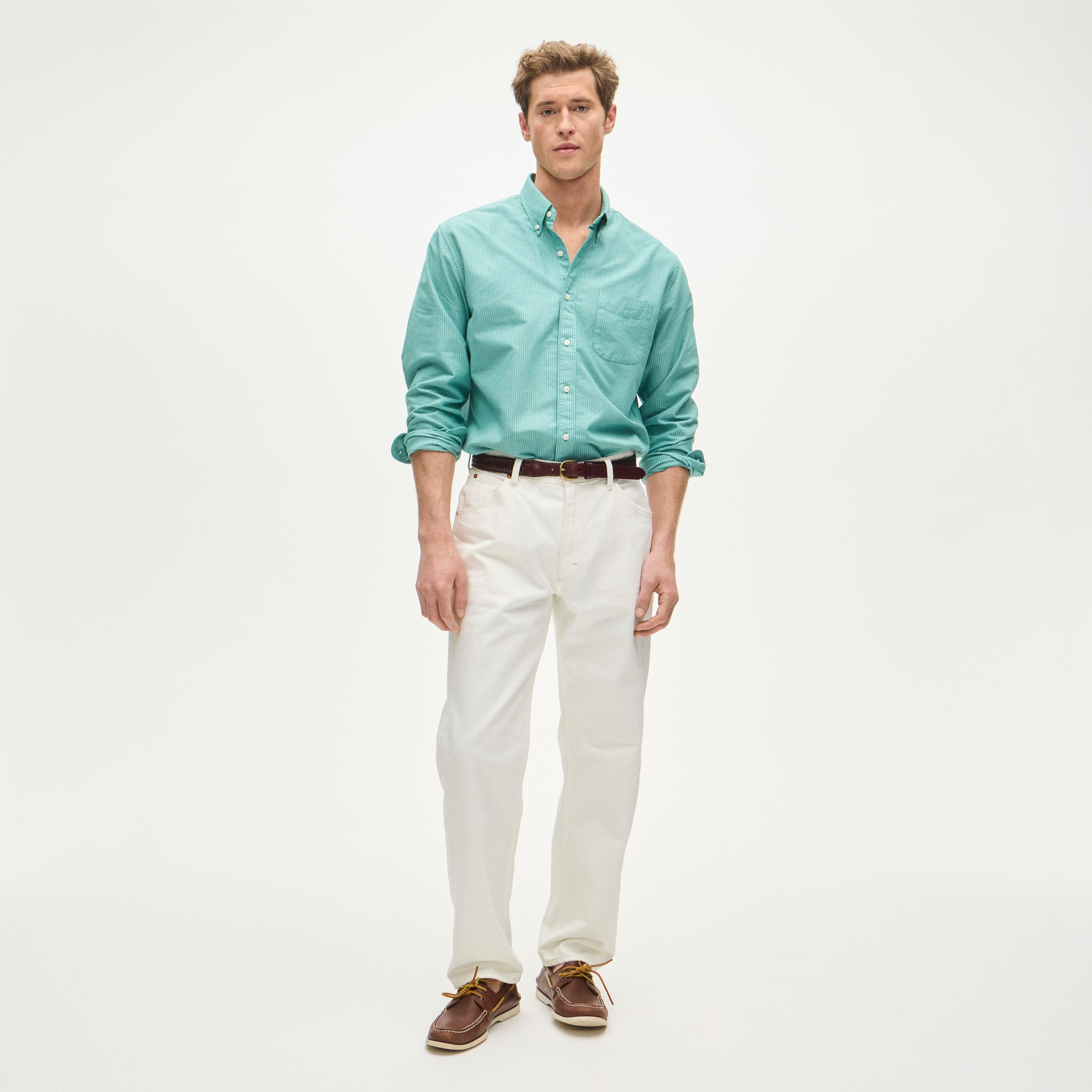 Garment-dyed Classic oxford shirt