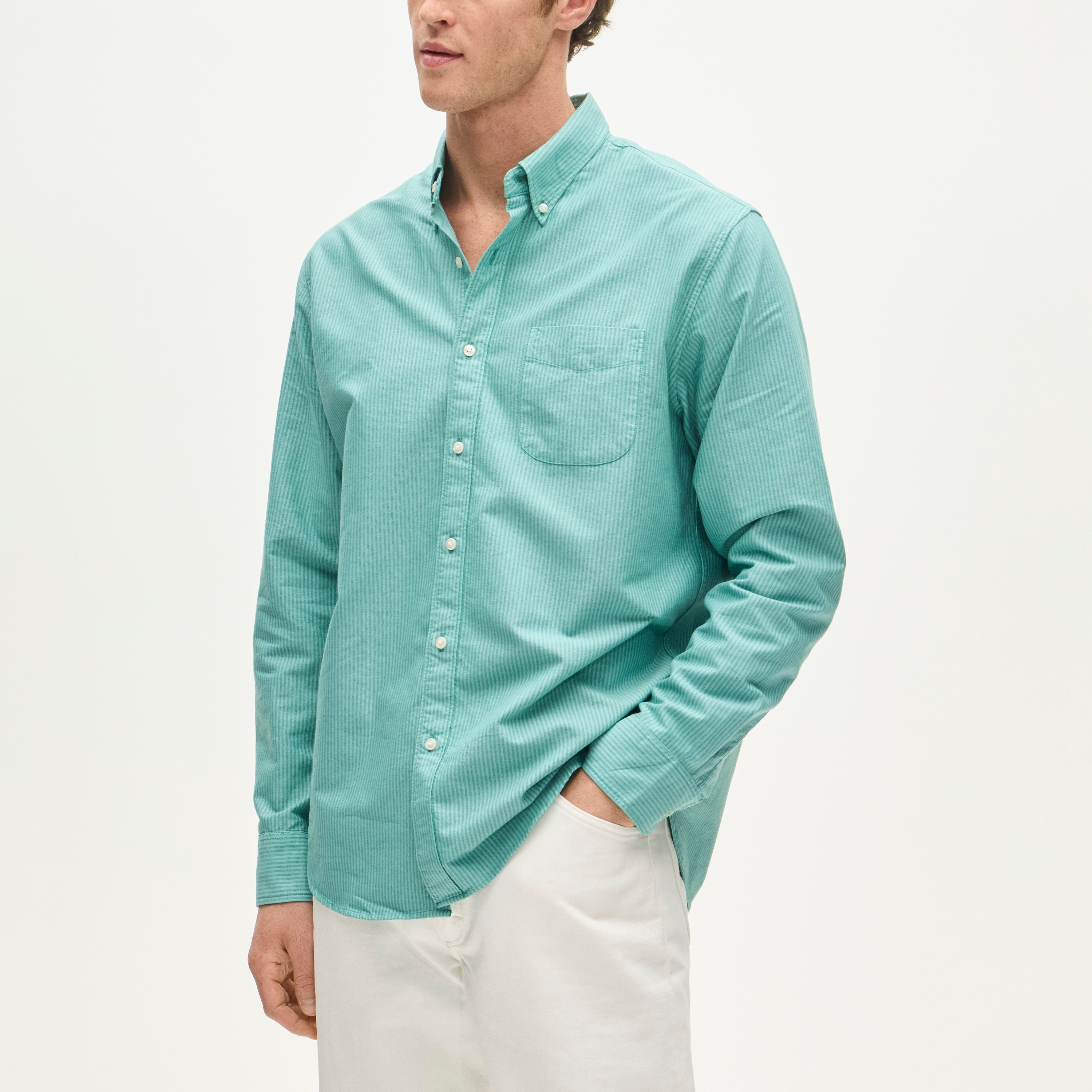 Garment-dyed Classic oxford shirt