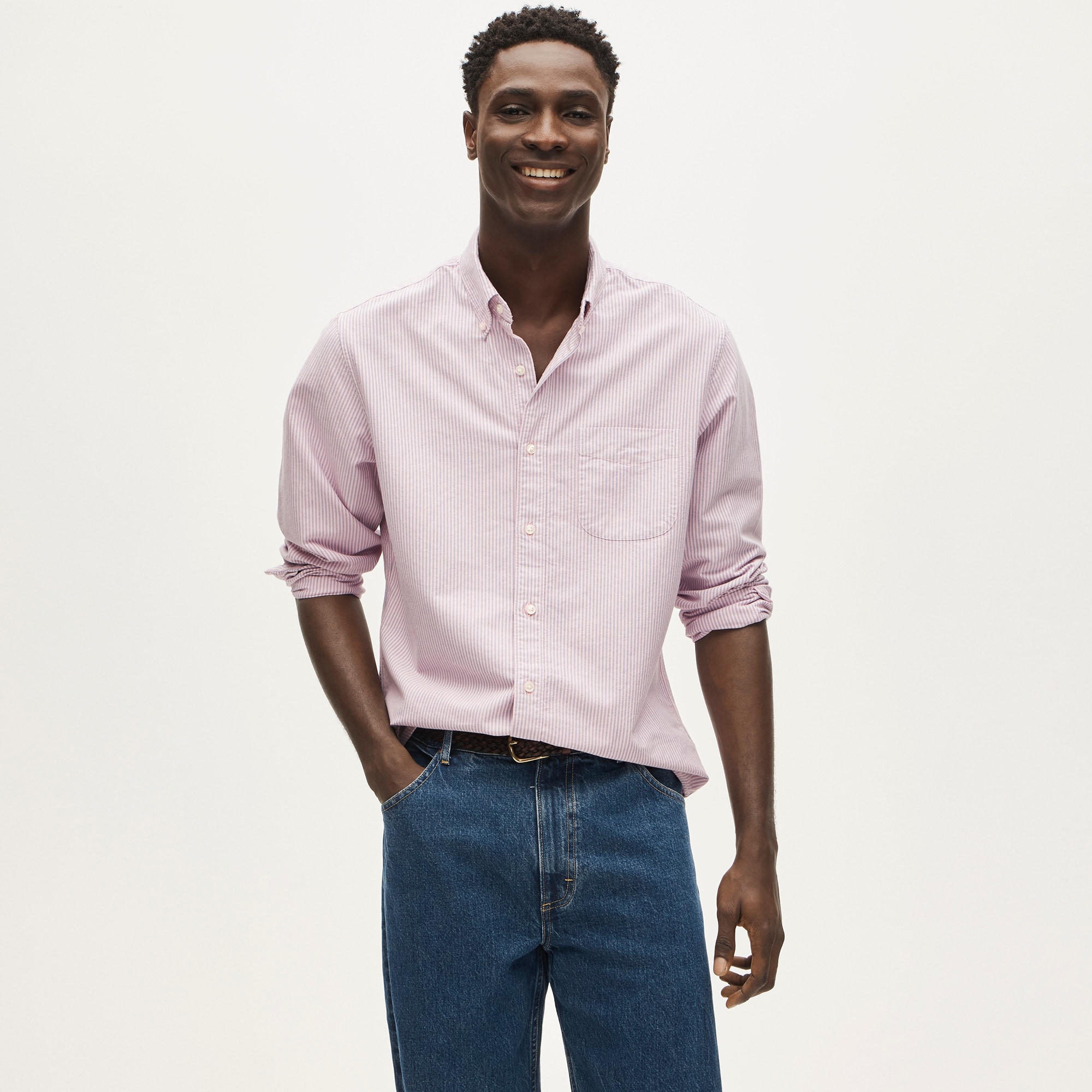 Garment-dyed Classic oxford shirt