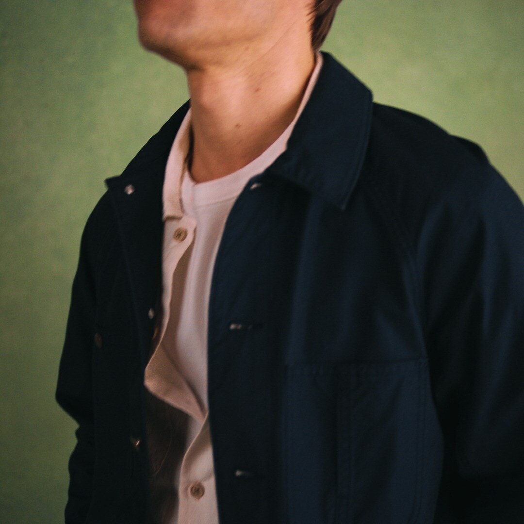 Wallace &amp; Barnes chambray workshirt in hemp-cotton blend