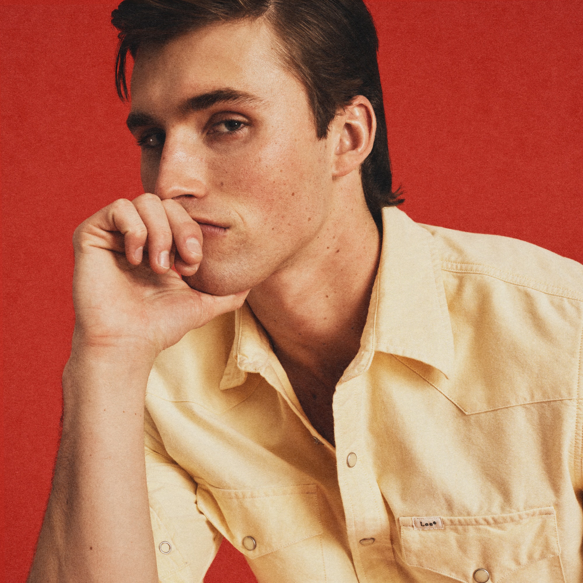 Men's Lee® X J.Crew oxford western shirt