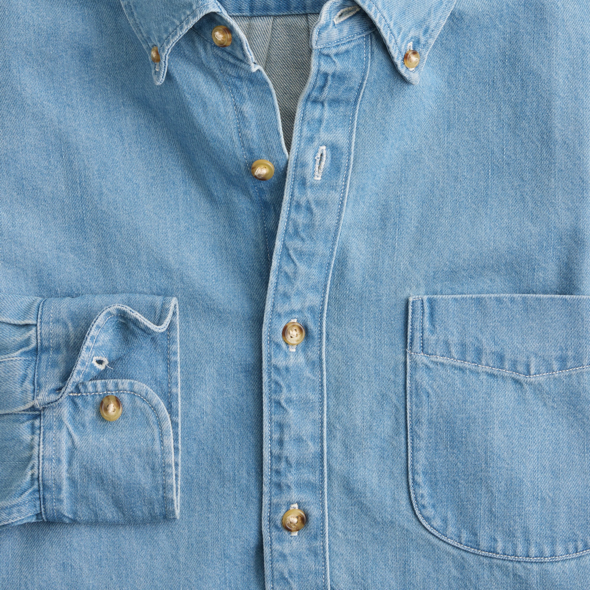 Midweight Denim Shirt For Men | J.Crew