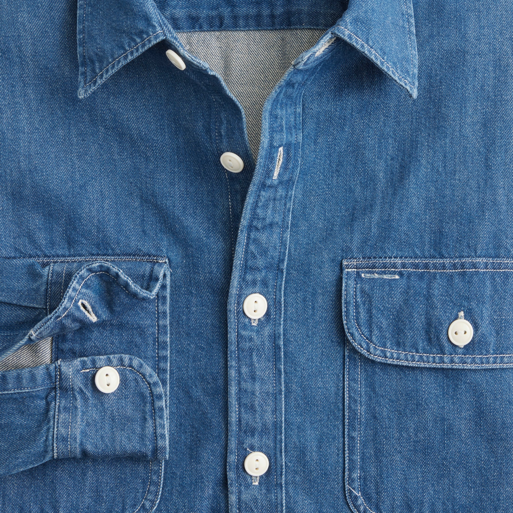 Midweight denim workshirt