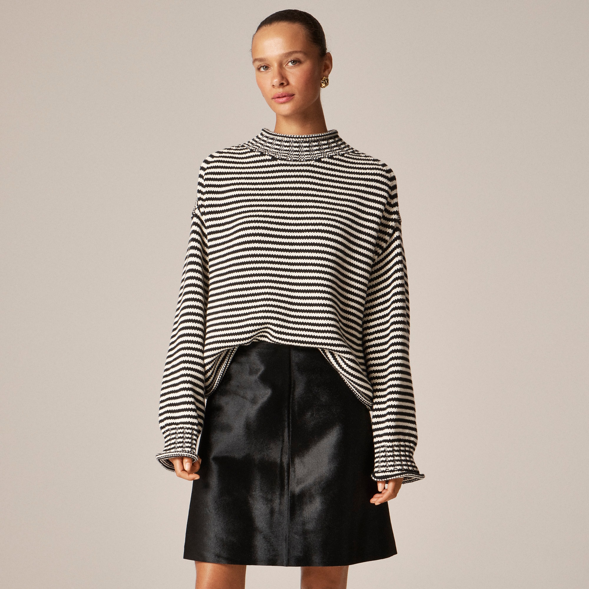  2025 Rollneck&trade; sweater in stripe