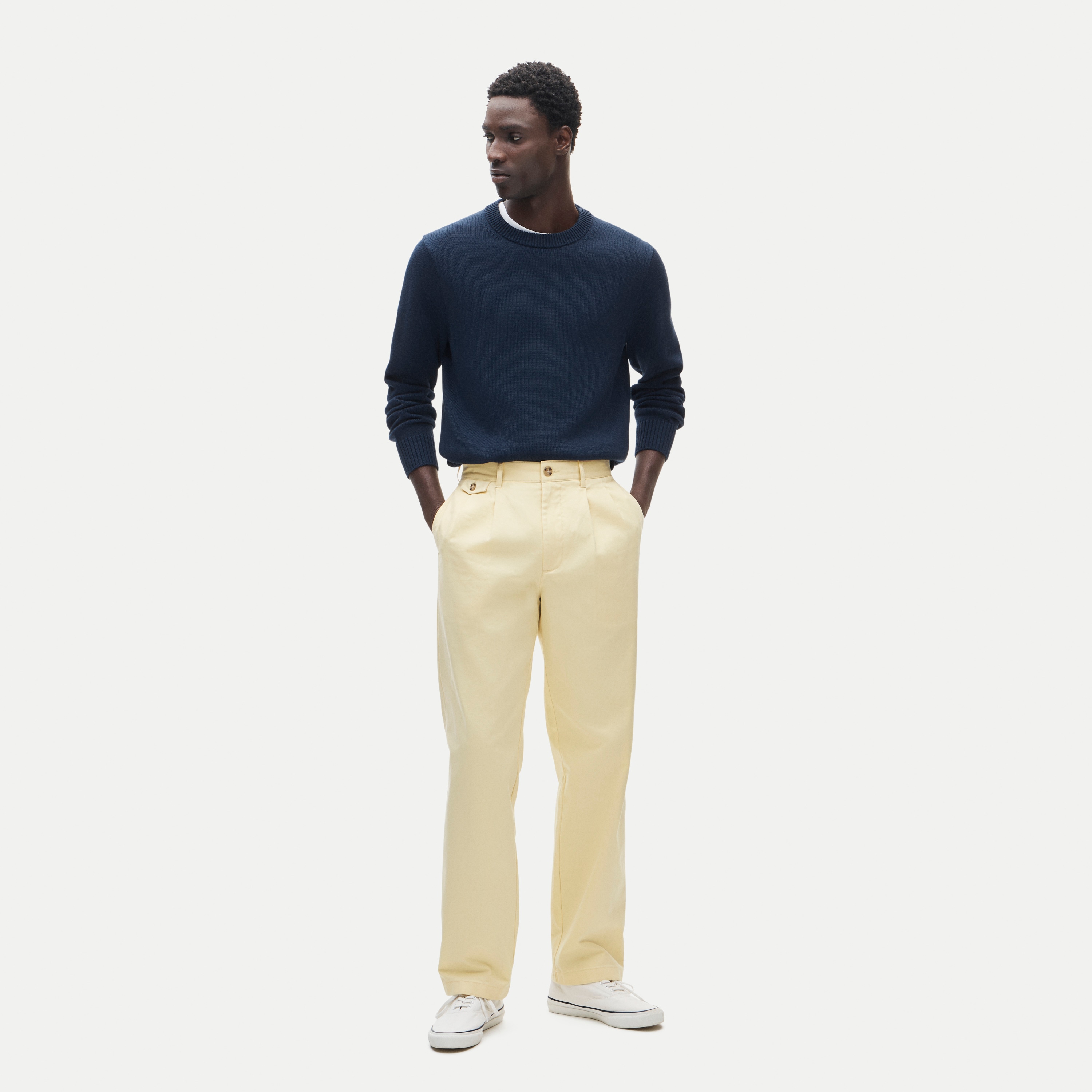 Classic Double-pleated Chino Pant For Men | J.Crew