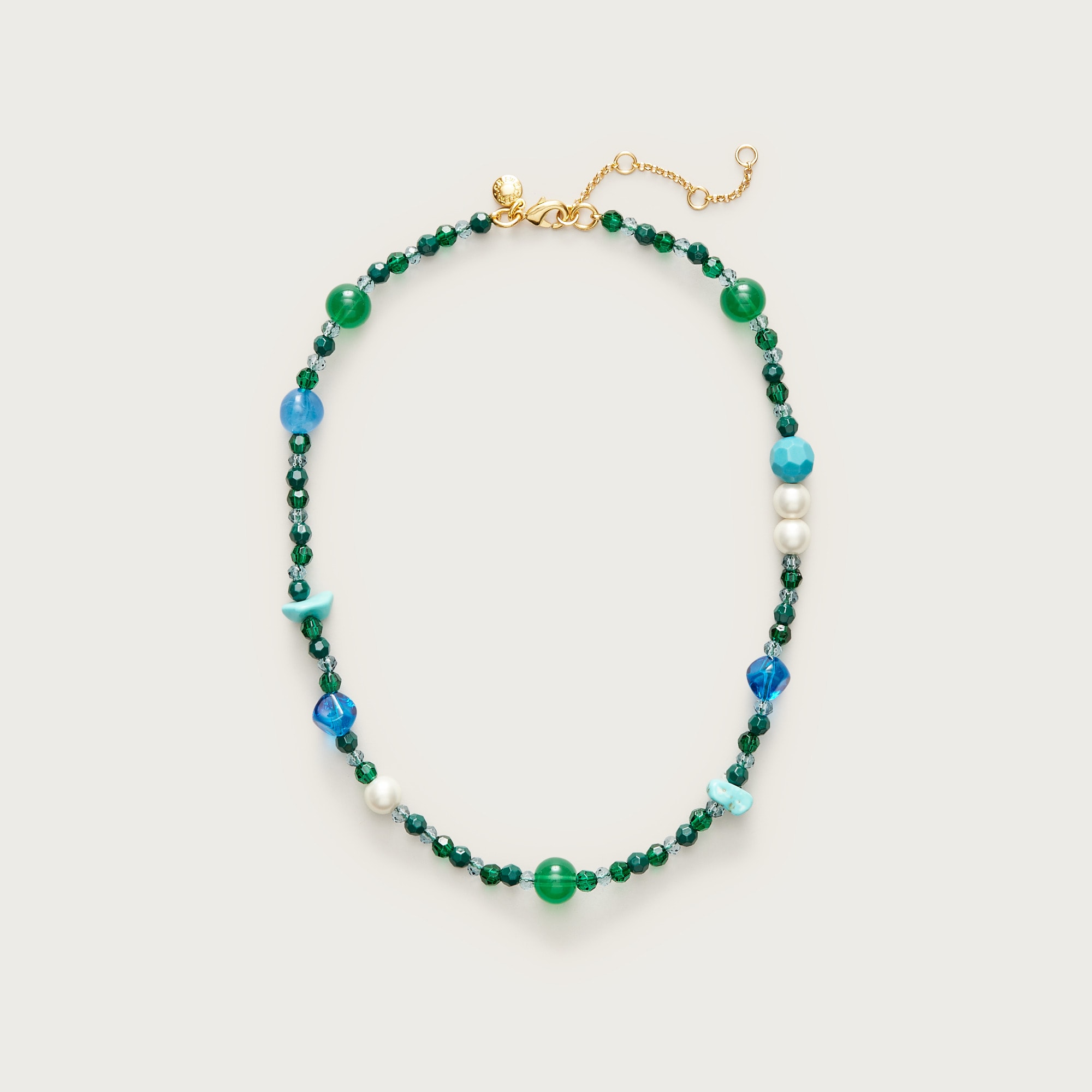 Multicolored beaded necklace