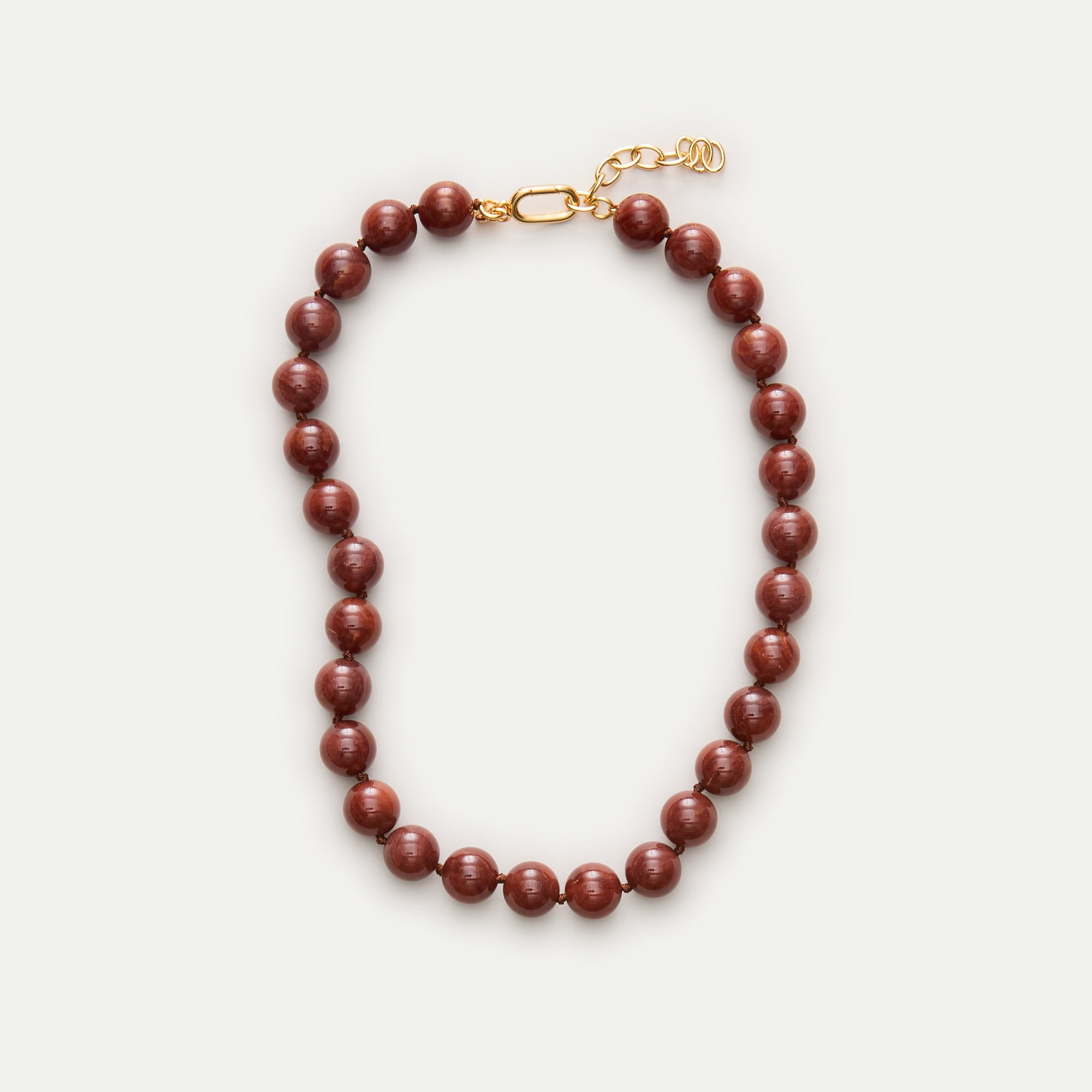Beaded chunky necklace