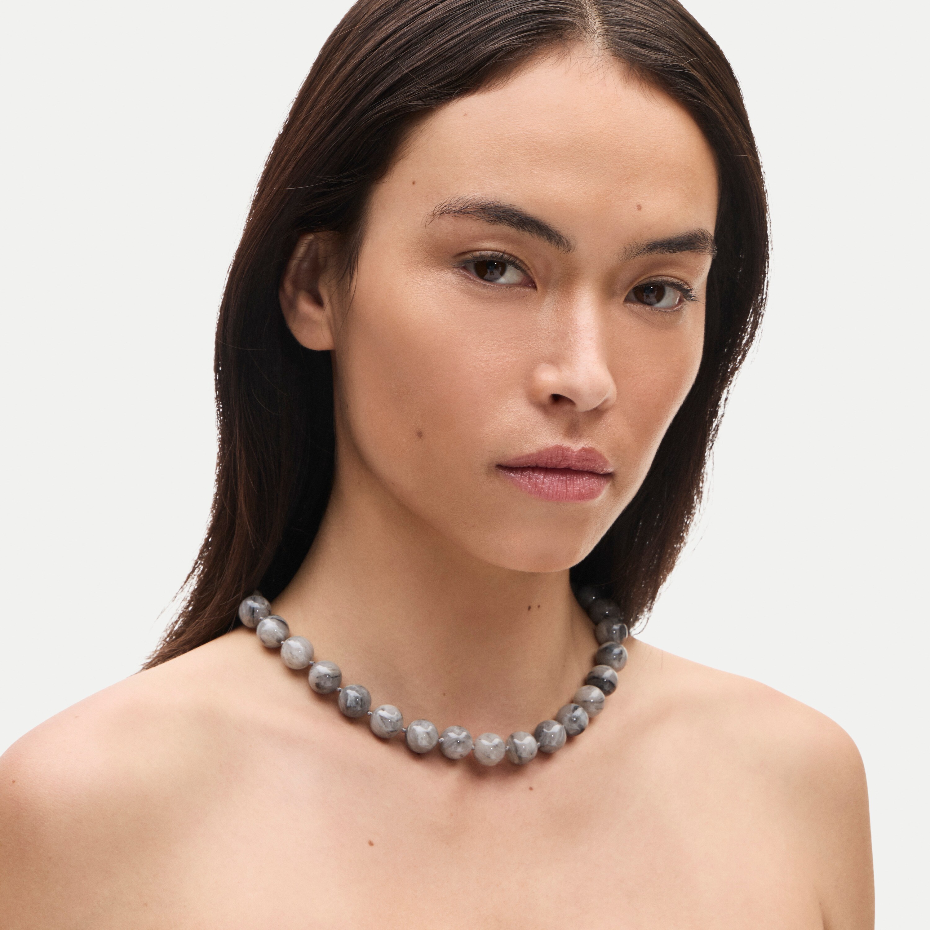 Beaded chunky necklace