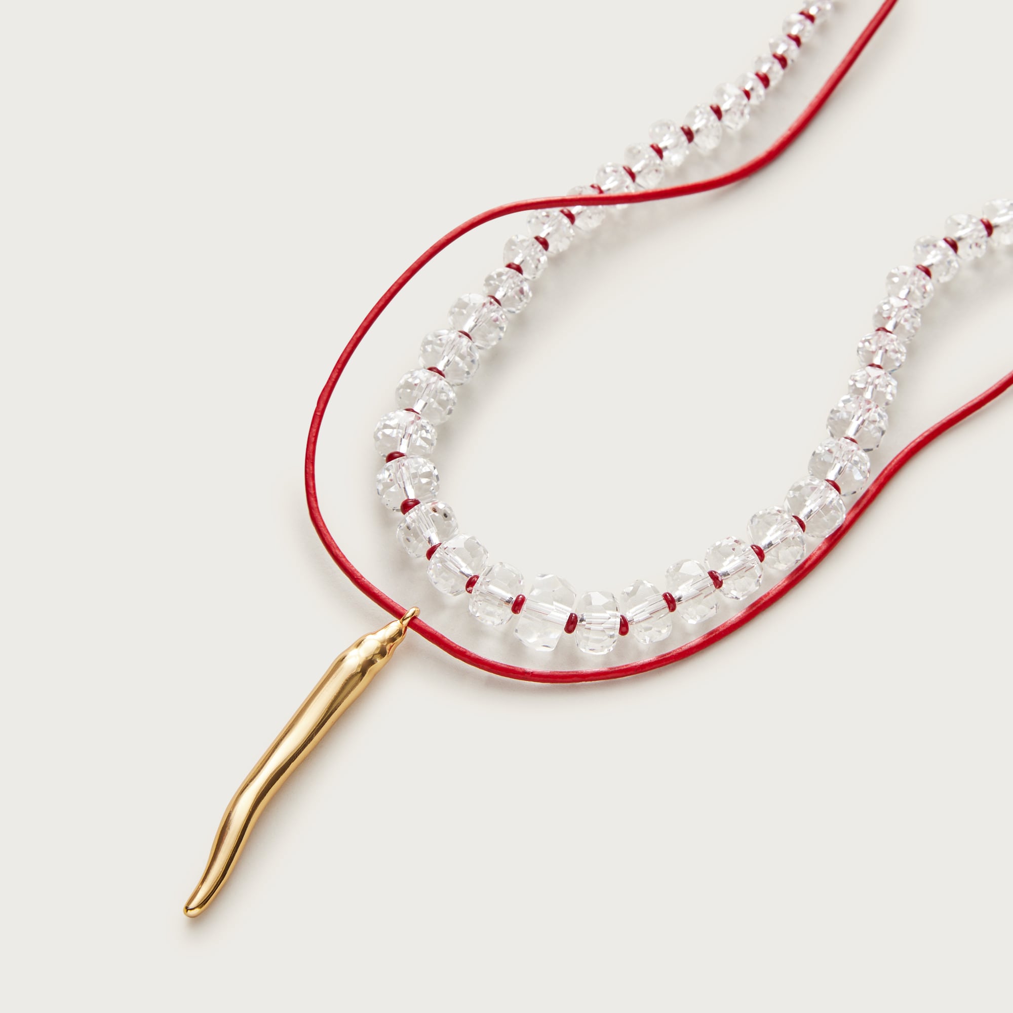 Chili Pepper Charm Necklaces Set-of-two For Women | J.Crew