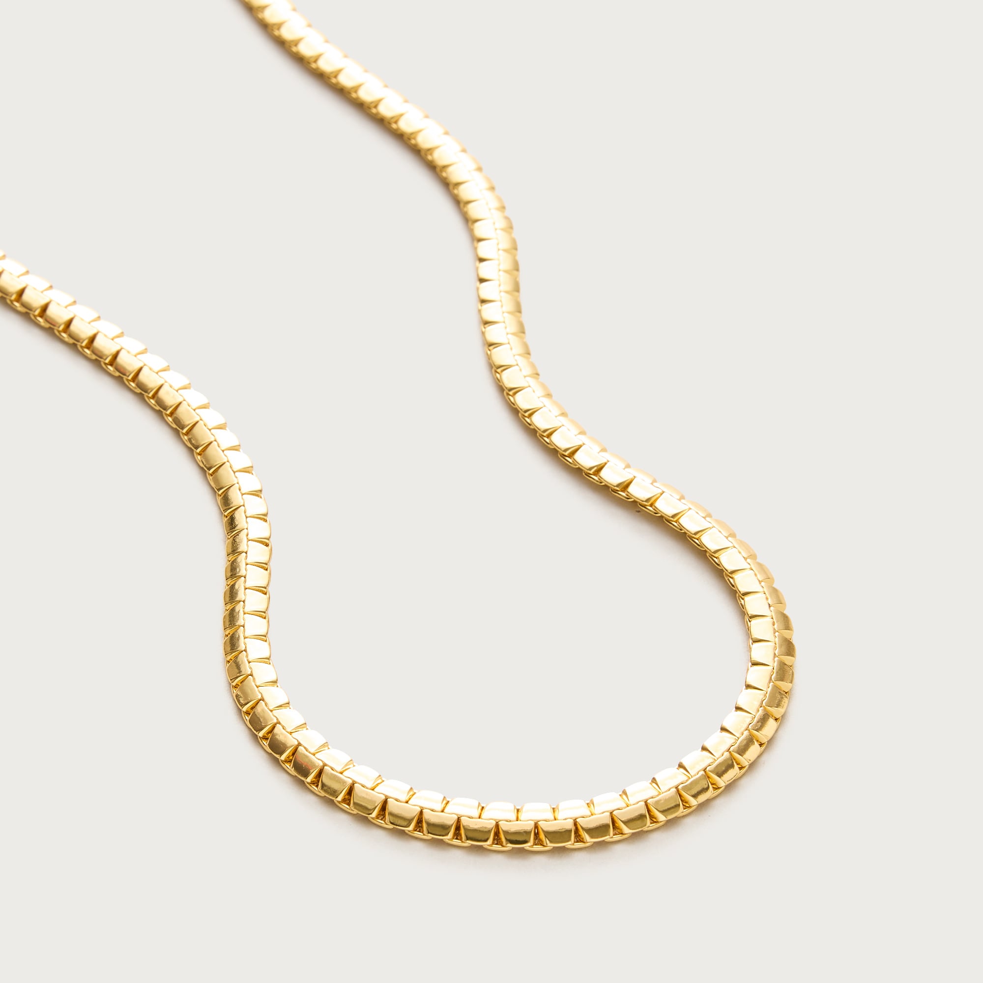 Metallic Snake Chain Necklace For Women | J.Crew