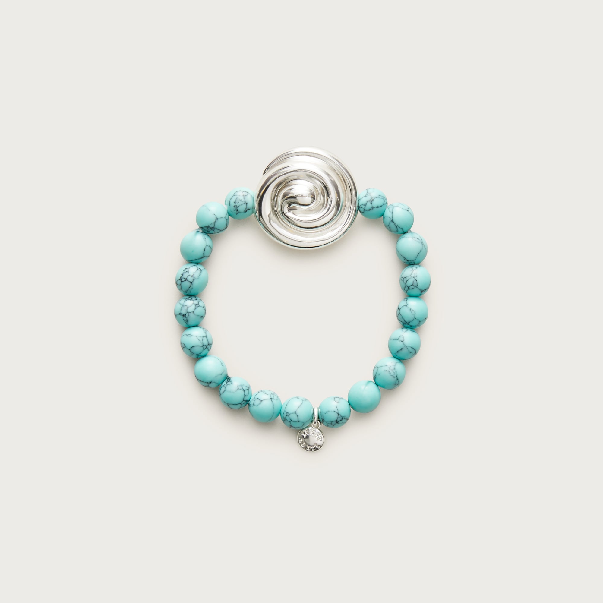 Beaded swirl bracelet