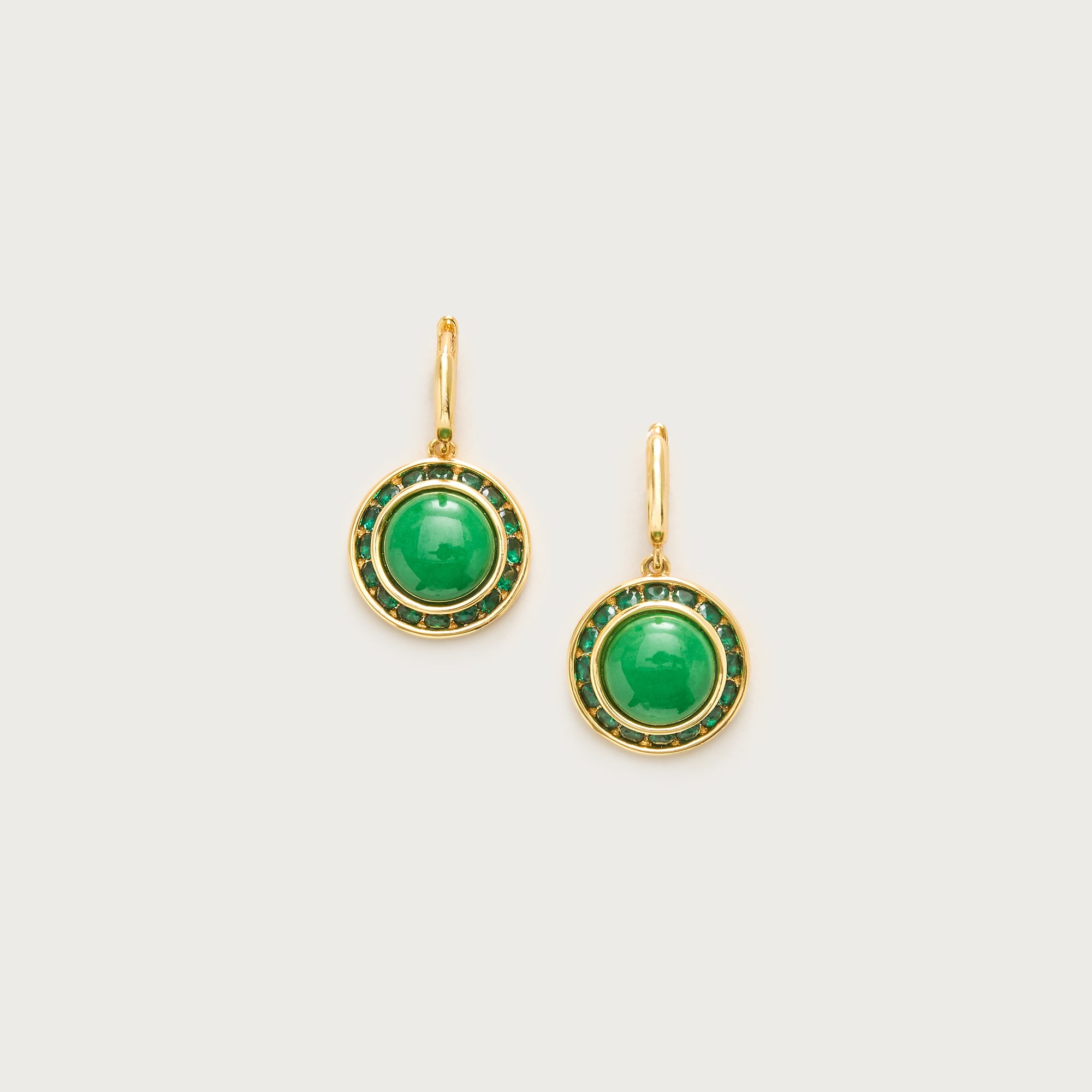 Inset stone earrings from J.Crew - $39.50